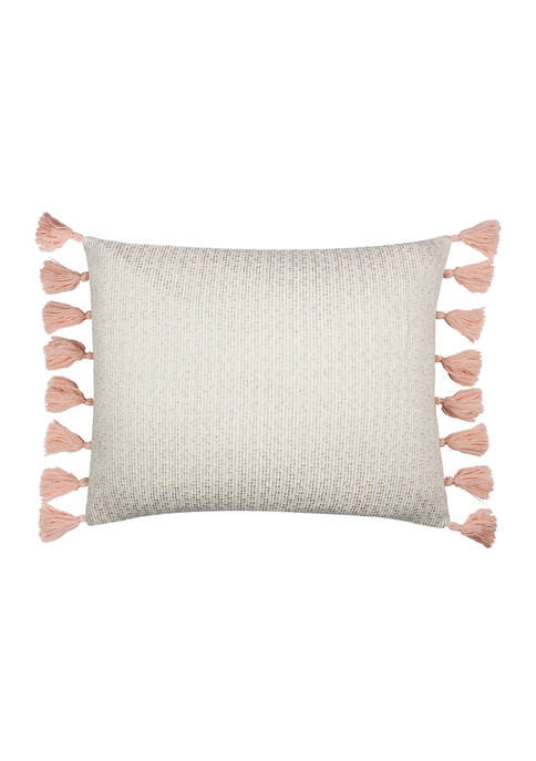Levtex Fiori Textured Blush Pillow