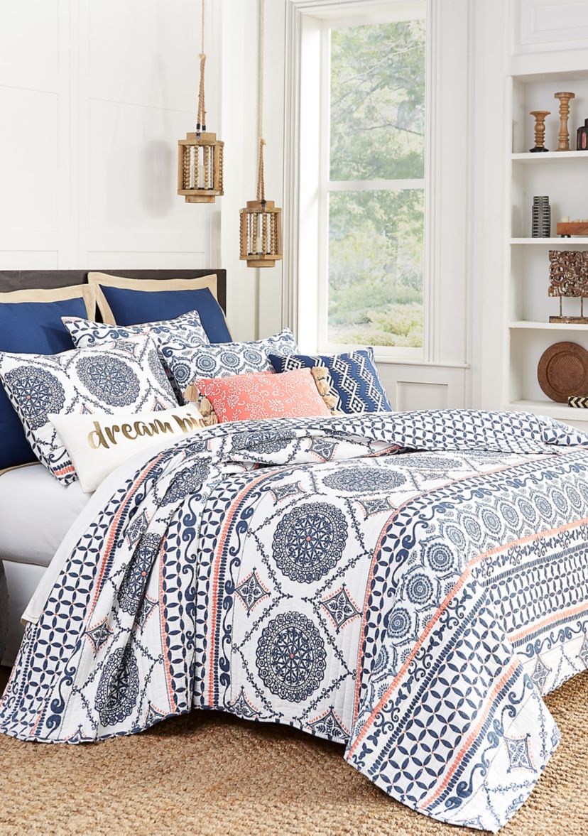 Baystreet Floral Pillow with Tassels