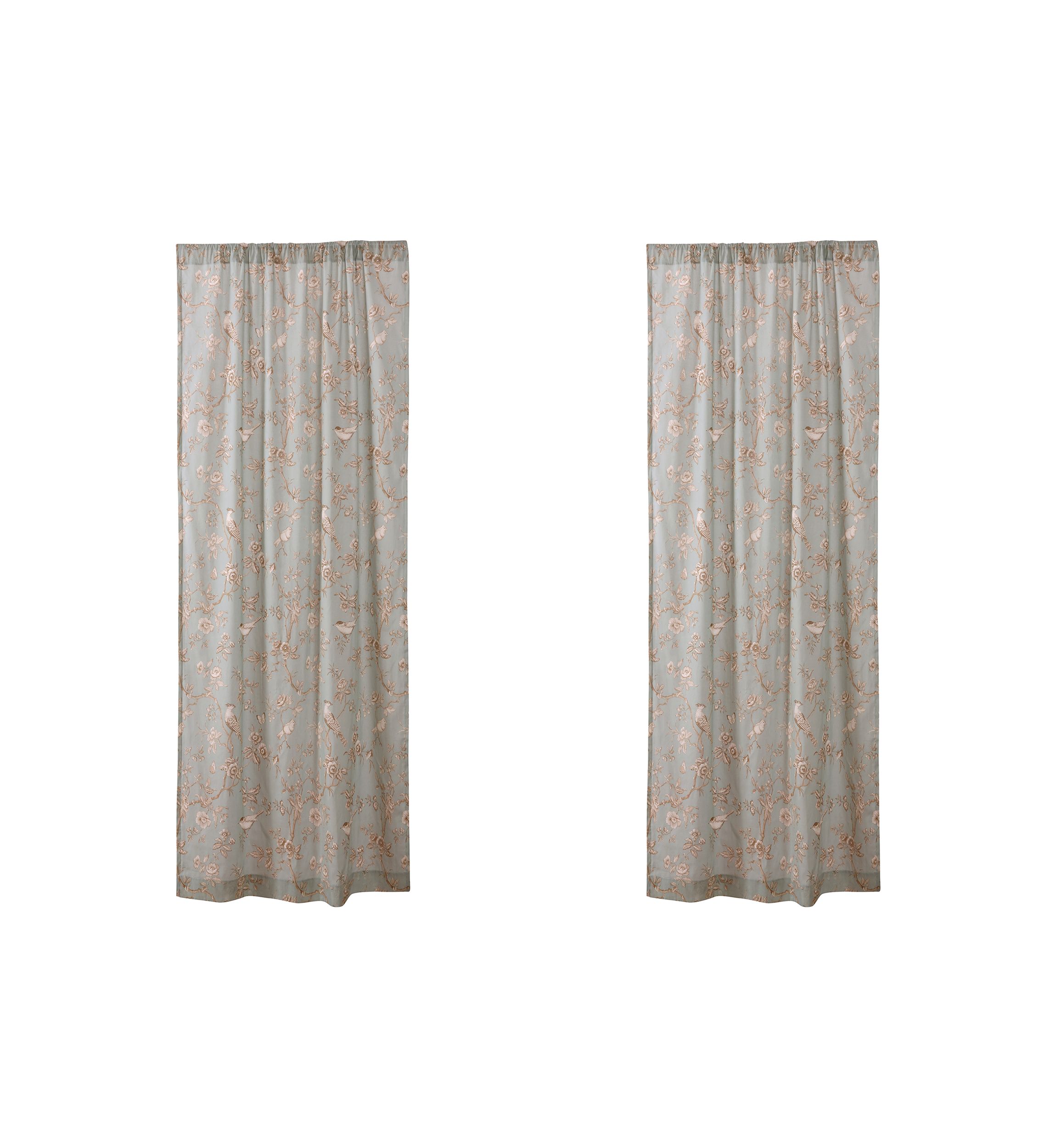  Lyon Teal Drape Panel - Set of 2
