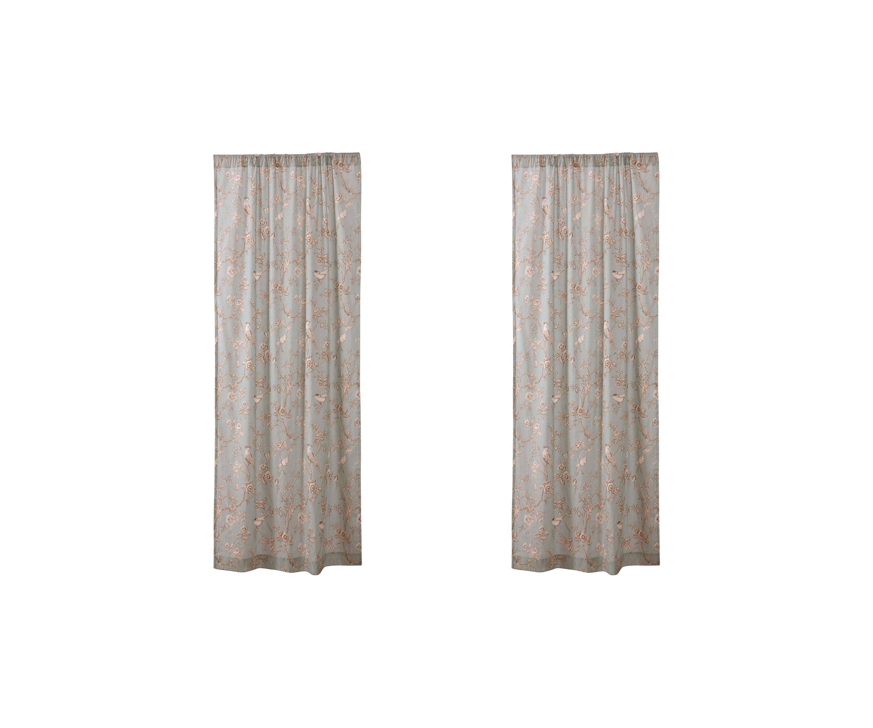  Lyon Teal Drape Panel - Set of 2