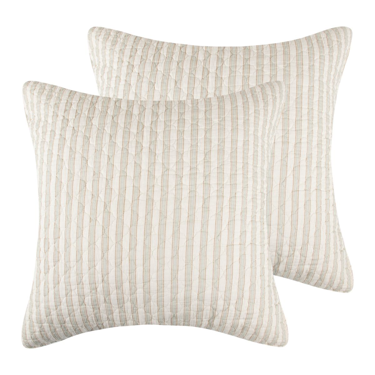 Lyon Teal Euro Sham 2pk