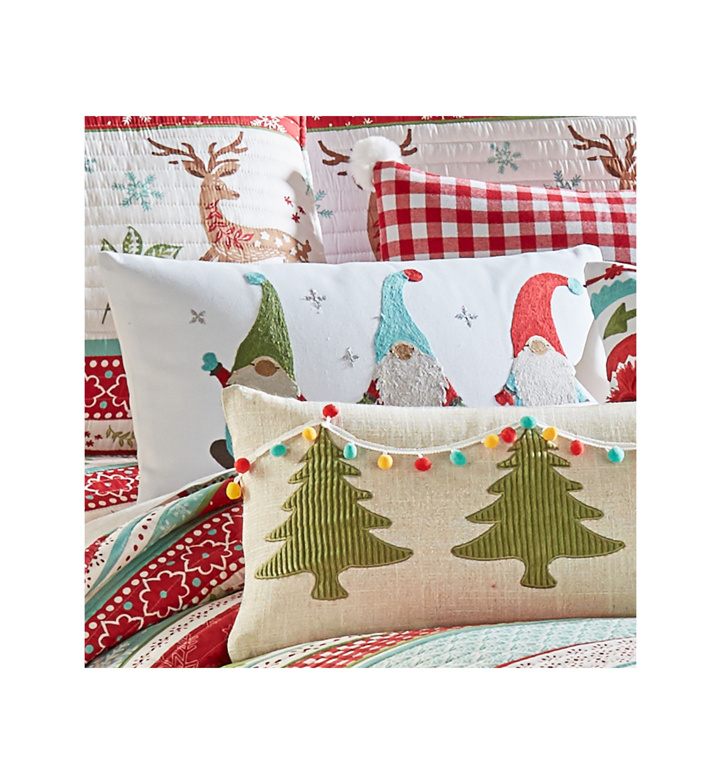 Let it Snow Gnome Pillow