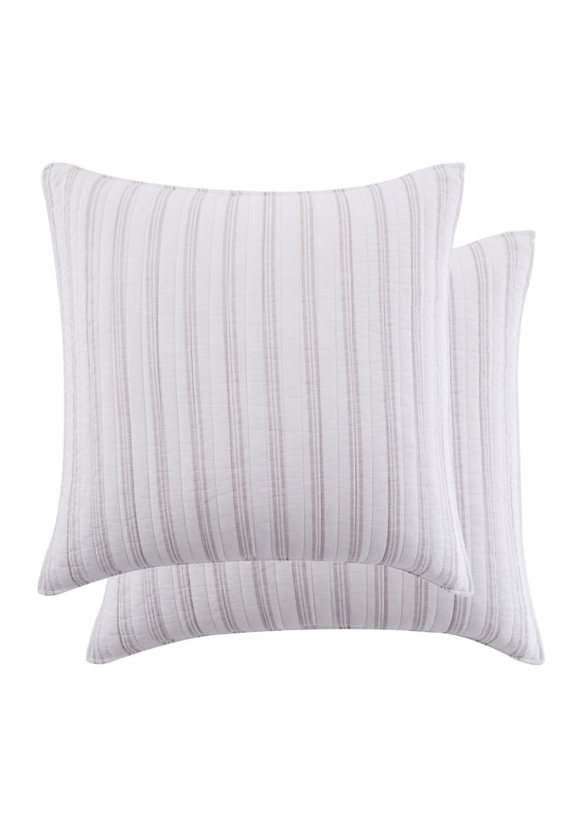 Sanira Taupe Euro Sham Set of 2