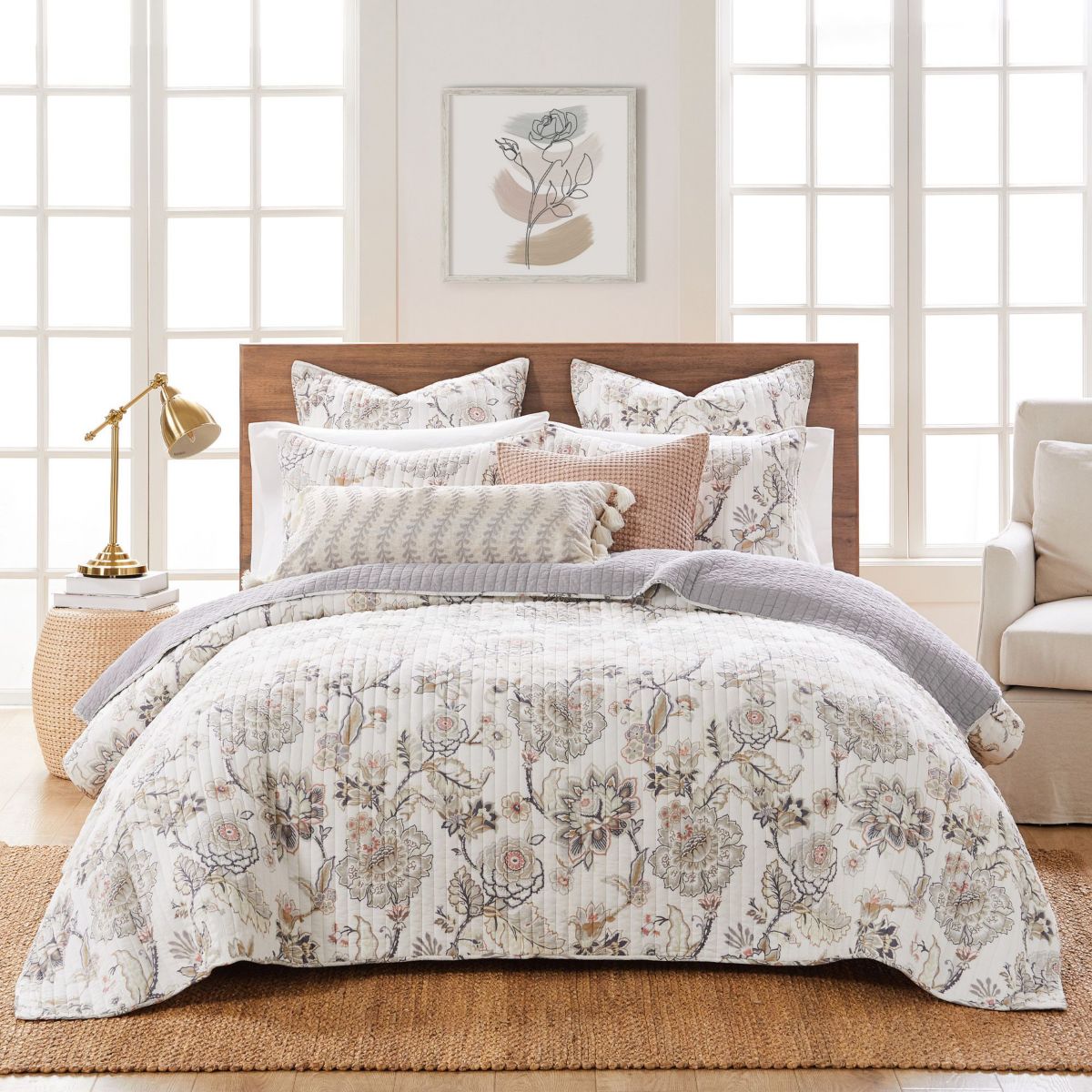 Ophelia Euro Sham Set of 2