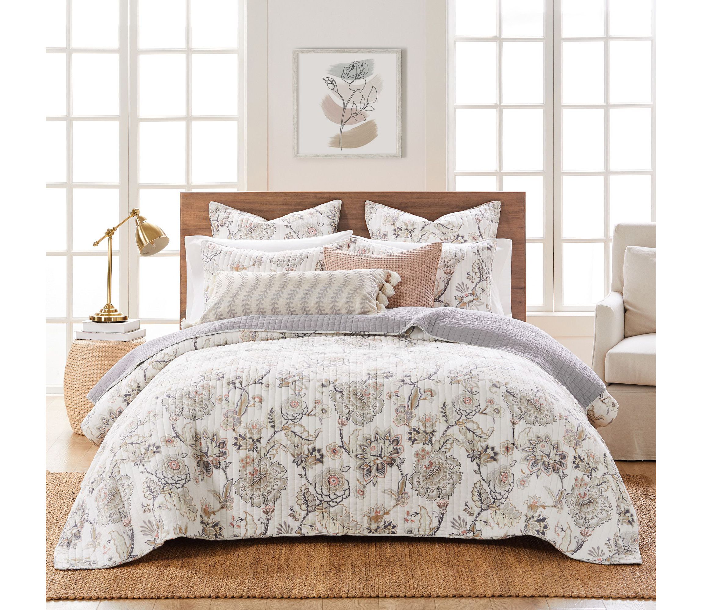 Ophelia Euro Sham Set of 2