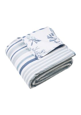 Truro Stripe Quilted Throw