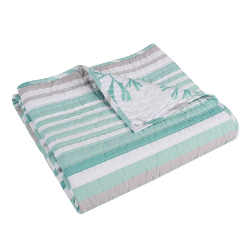 Truro Stripe Quilted Throw
