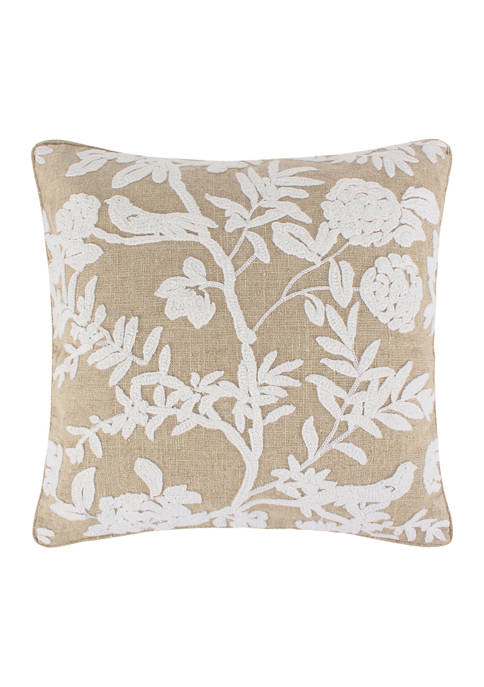 Levtex Home Cozette Embroidered Pillow