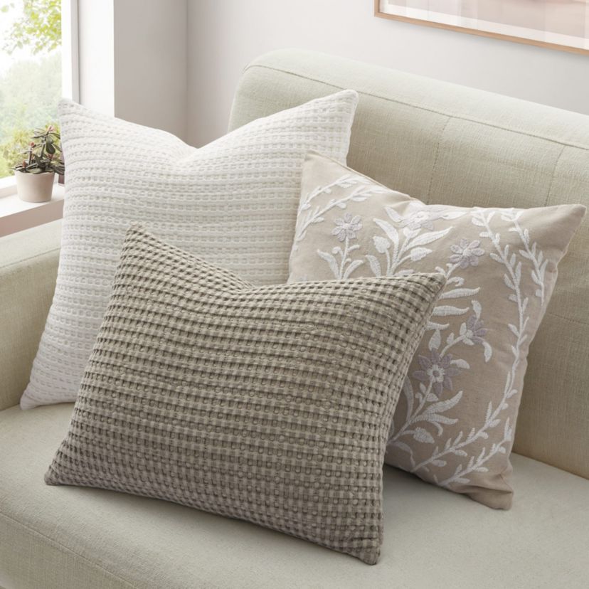 Mills Waffle Pillow