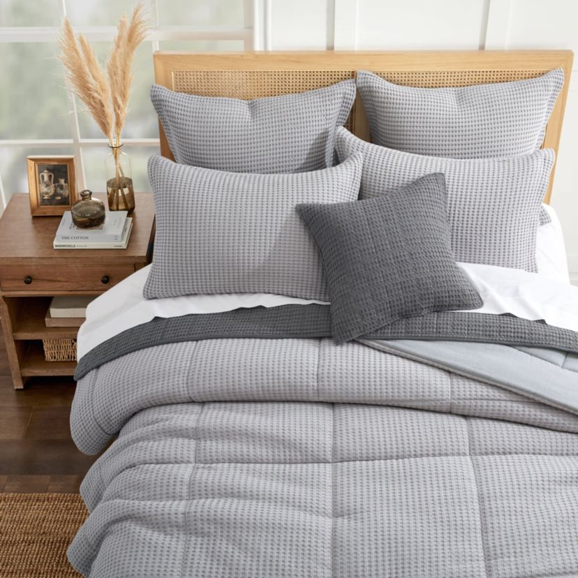 Mills Waffle Euro Sham Set of 2