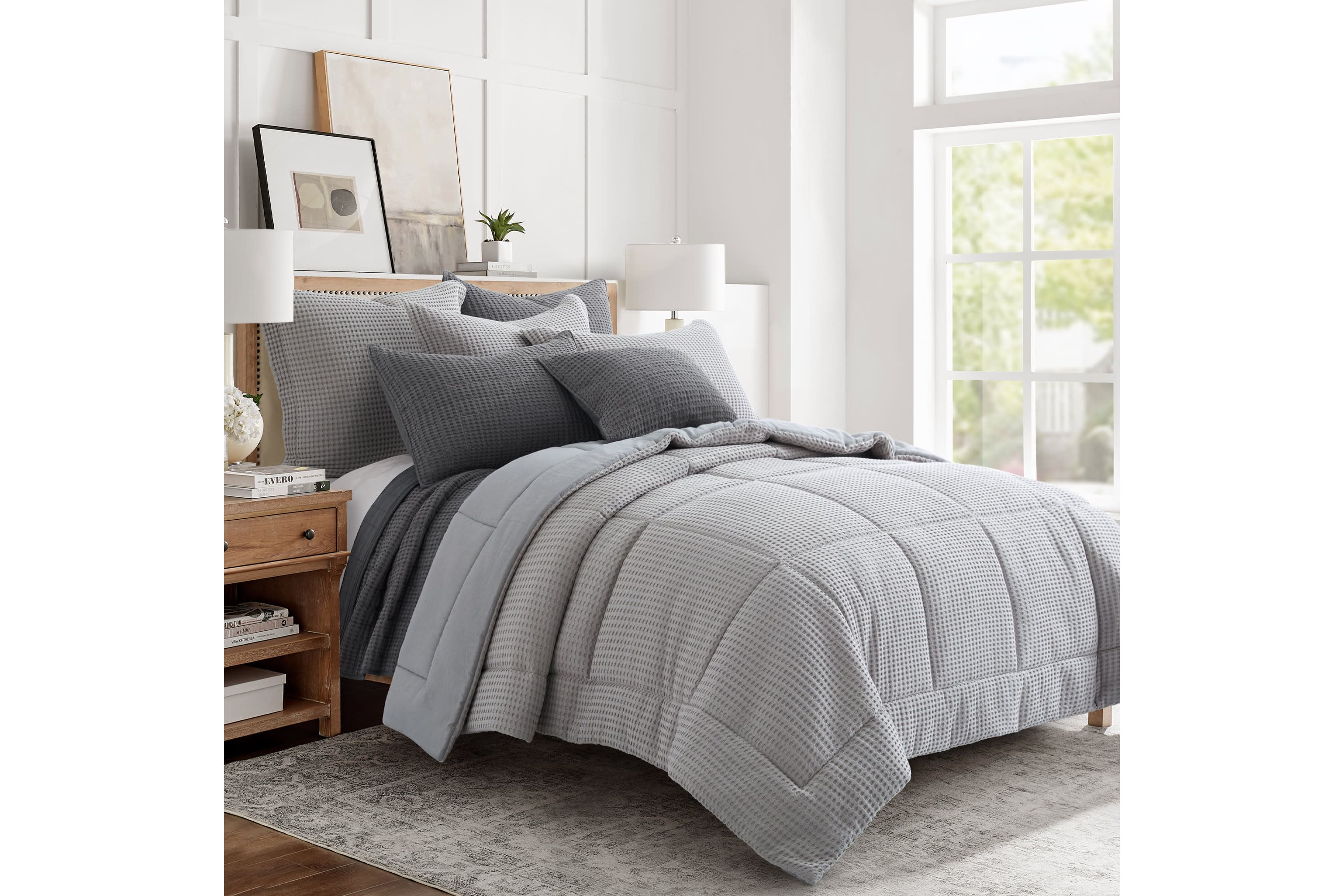 Mills Waffle Euro Sham Set of 2