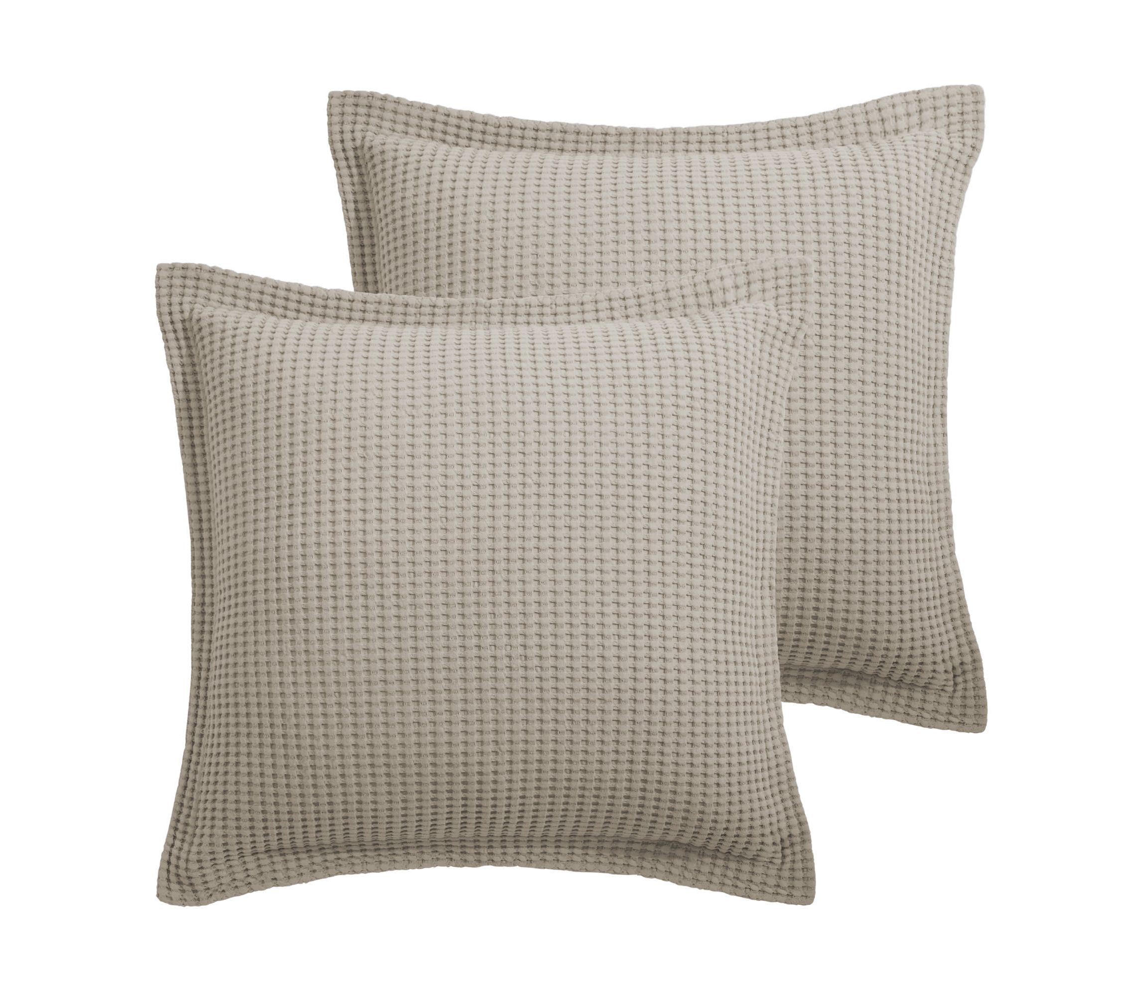 Mills Waffle Euro Sham Set of 2