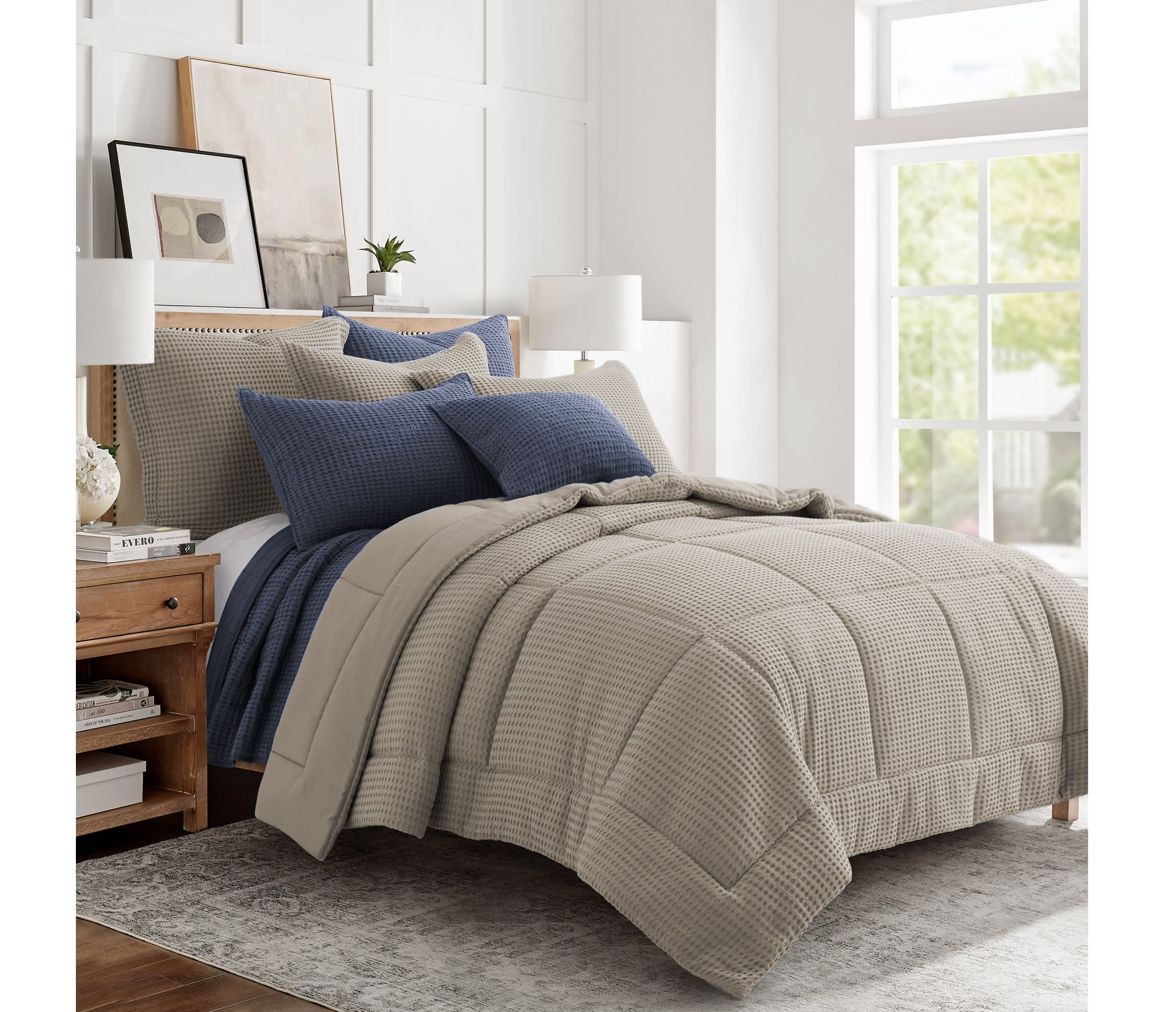 Mills Waffle Euro Sham Set of 2