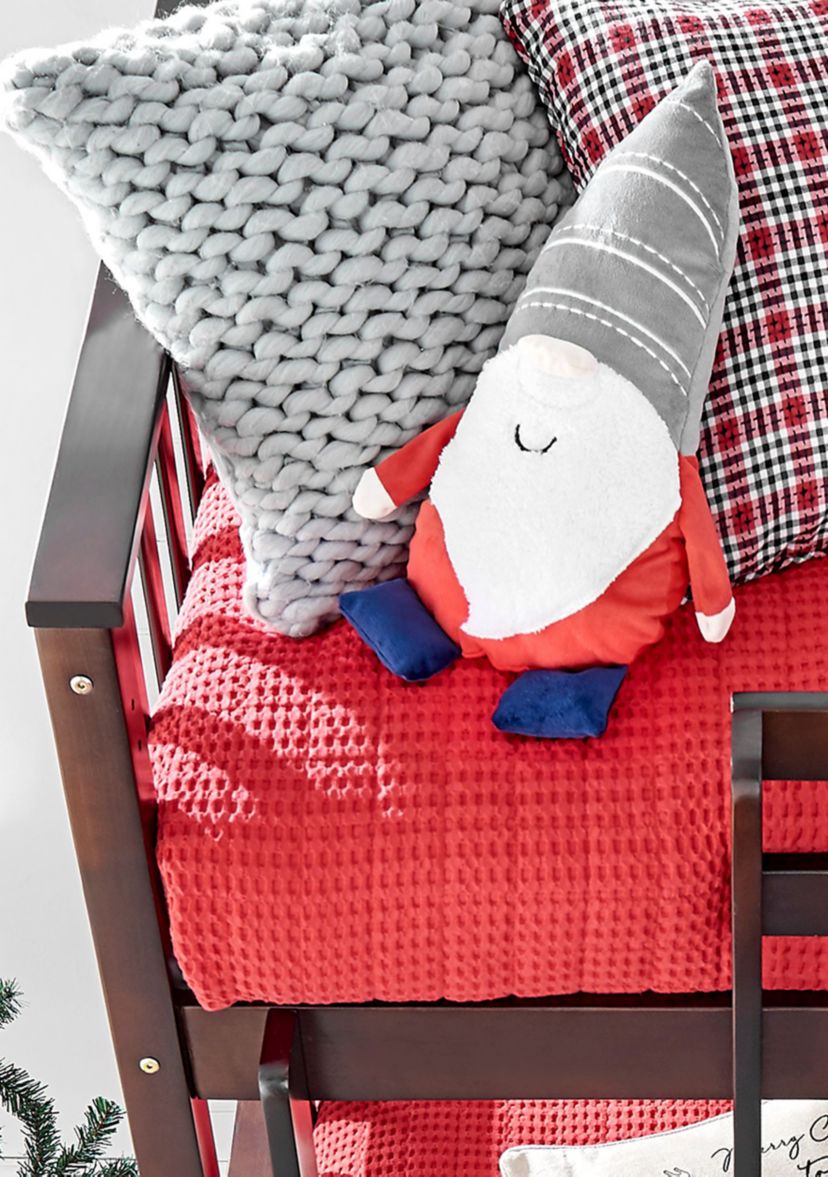 Mills Waffle Gnome Pillow 12" x 17"