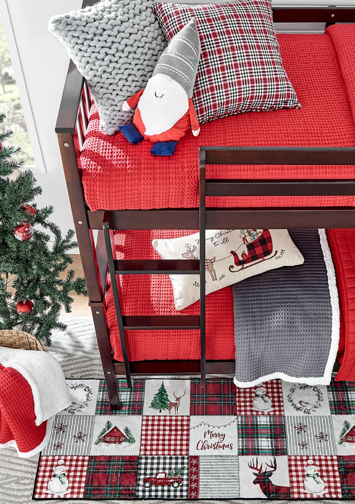 Mills Waffle Gnome Pillow 12" x 17"