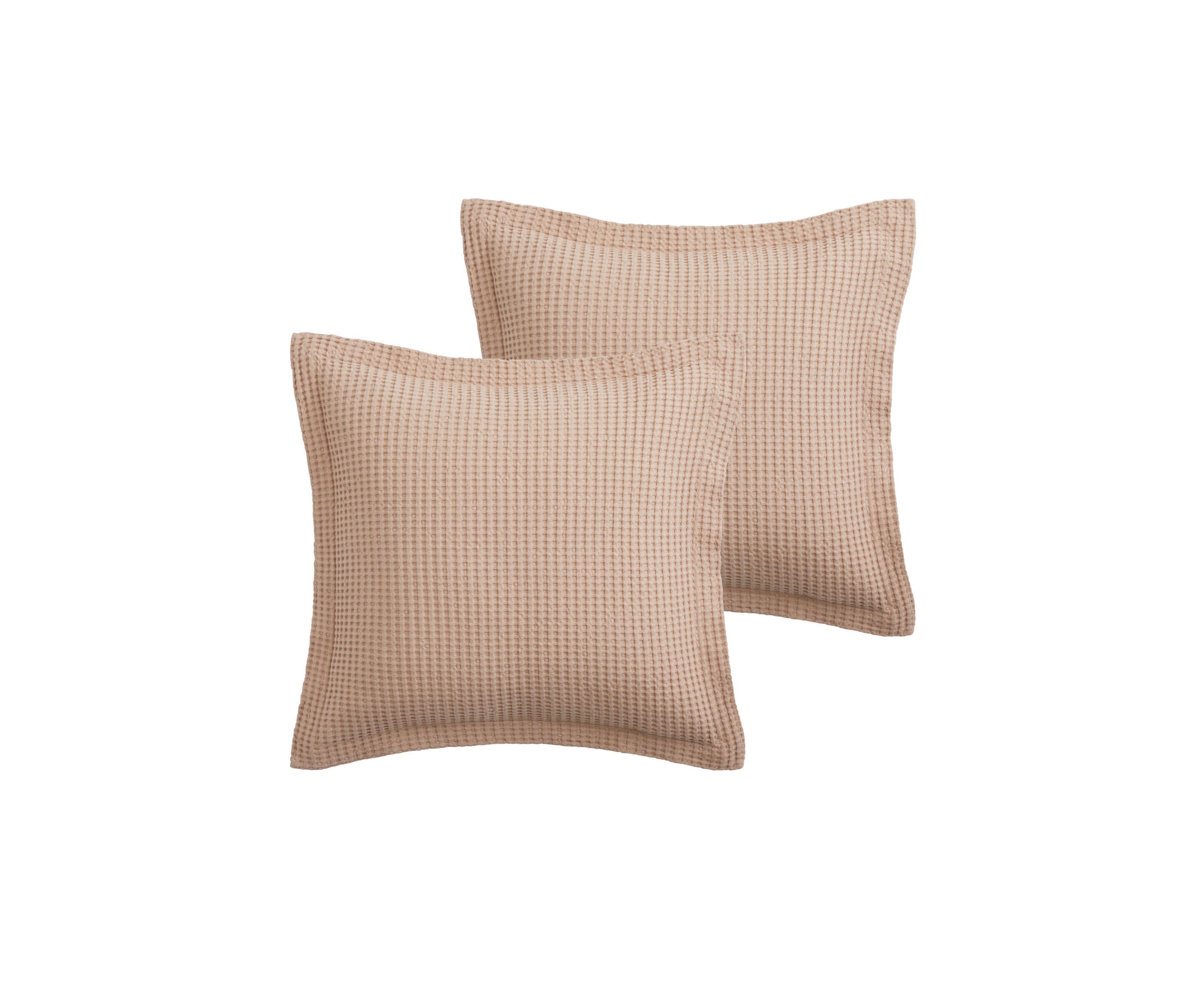 Mills Waffle Rose Euro Sham 2pk