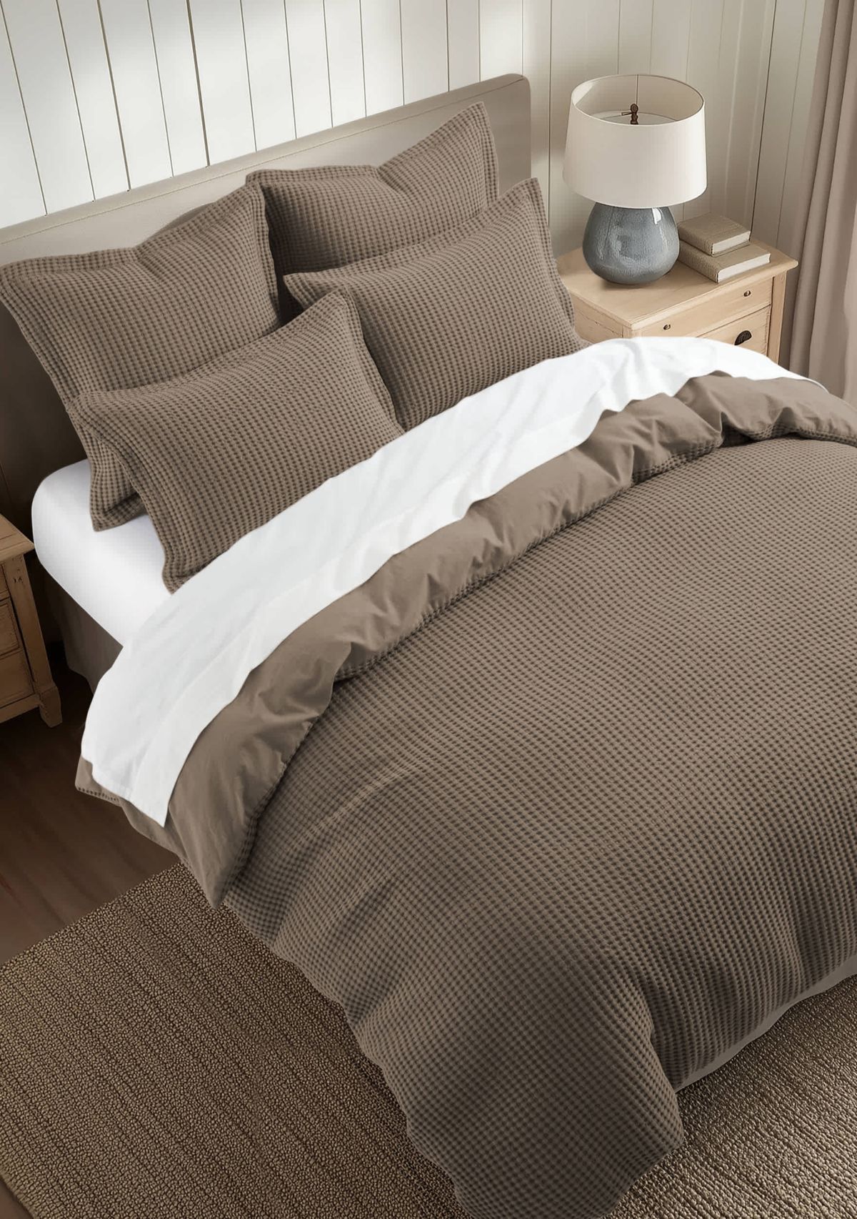 Mills Waffle Latte Euro Sham 2pk