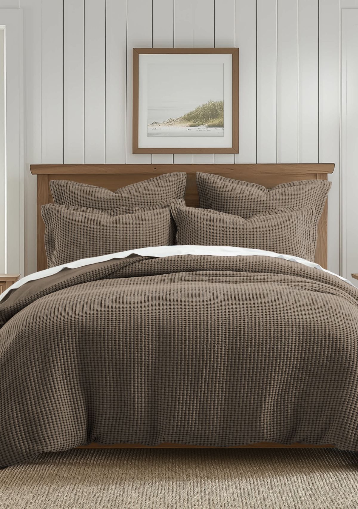 Mills Waffle Latte Euro Sham 2pk