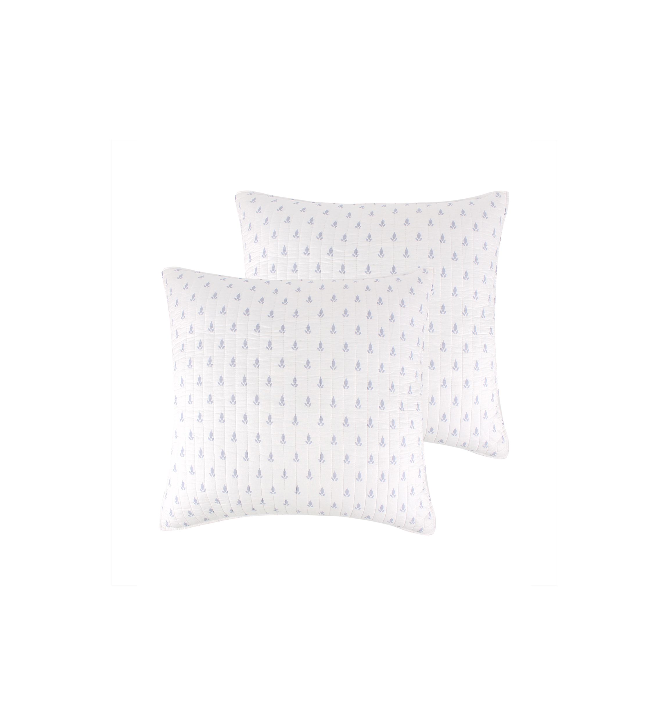 Belhaven Gray Euro Sham Set of 2