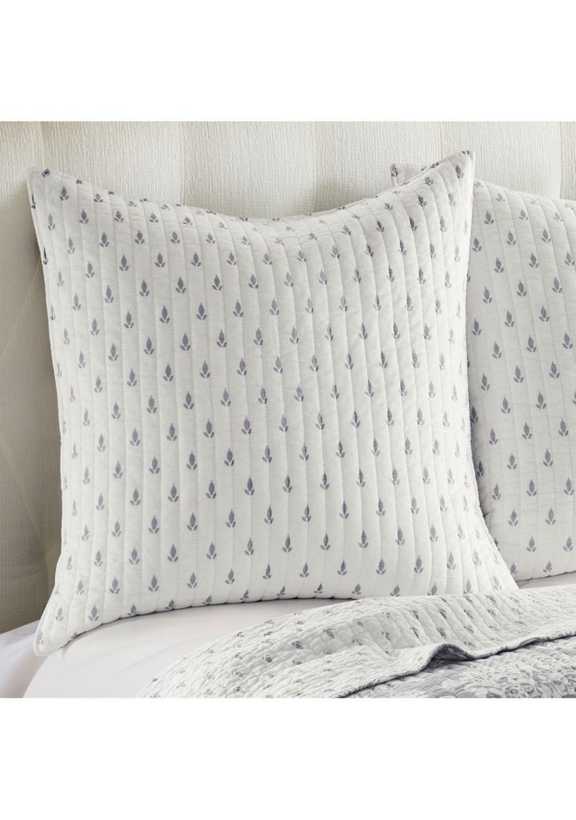 Belhaven Gray Euro Sham Set of 2