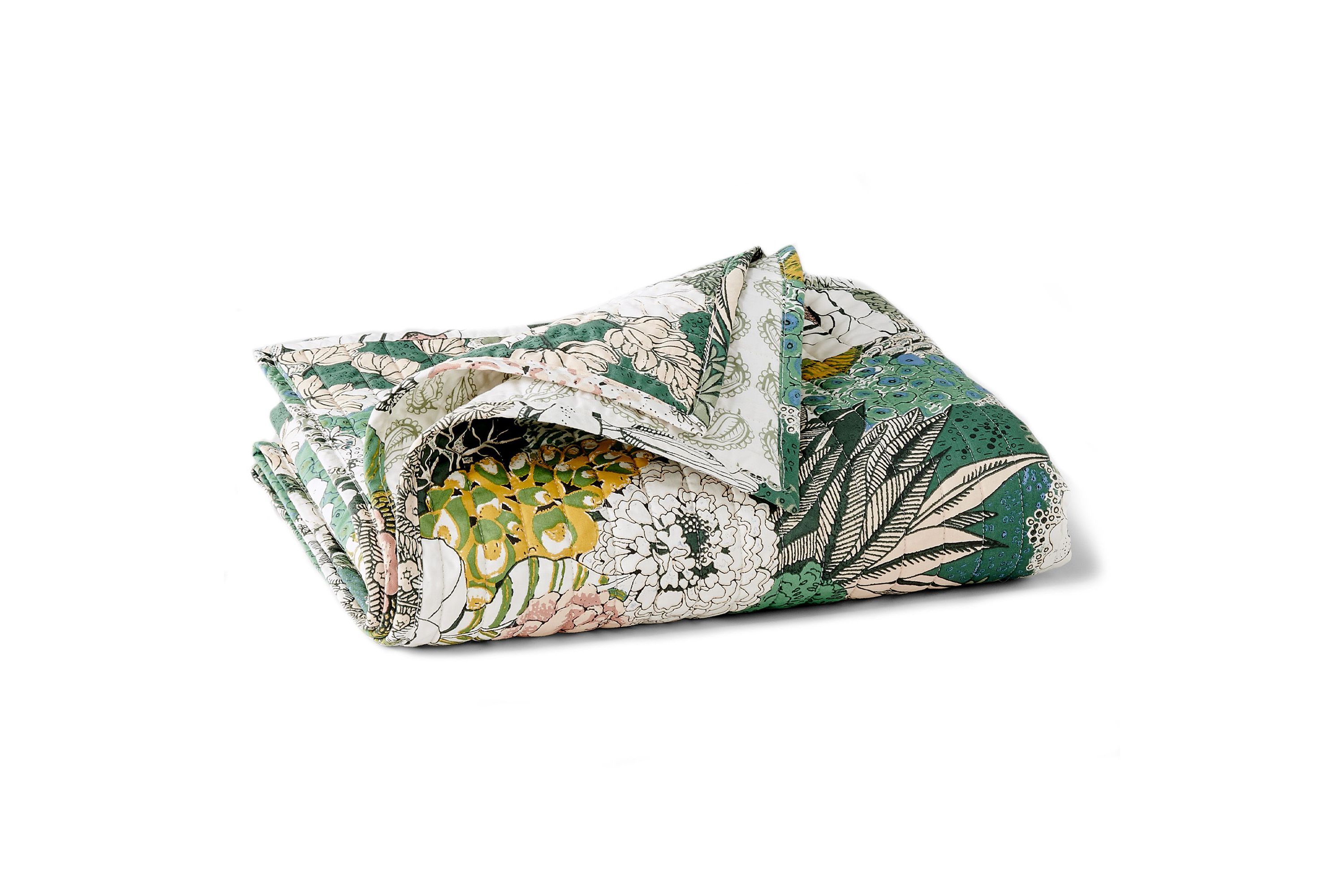 Bettina Floral Quilted Throw