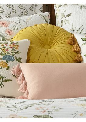 Viviana Round Ochre Pillow