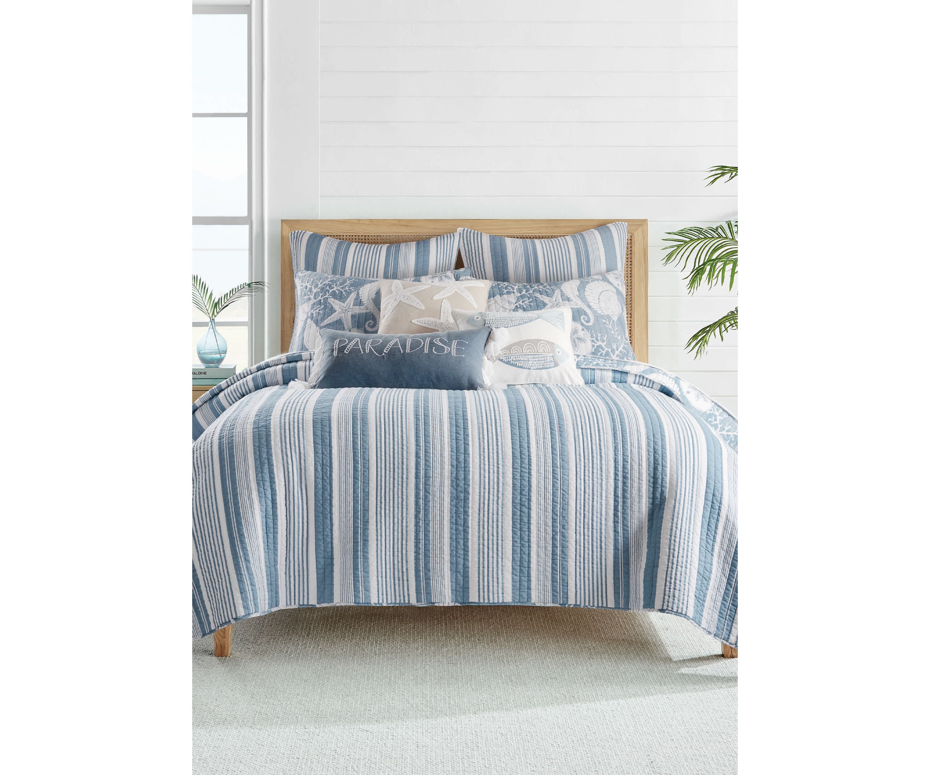 Stillwater Denim Euro Sham Set of 2