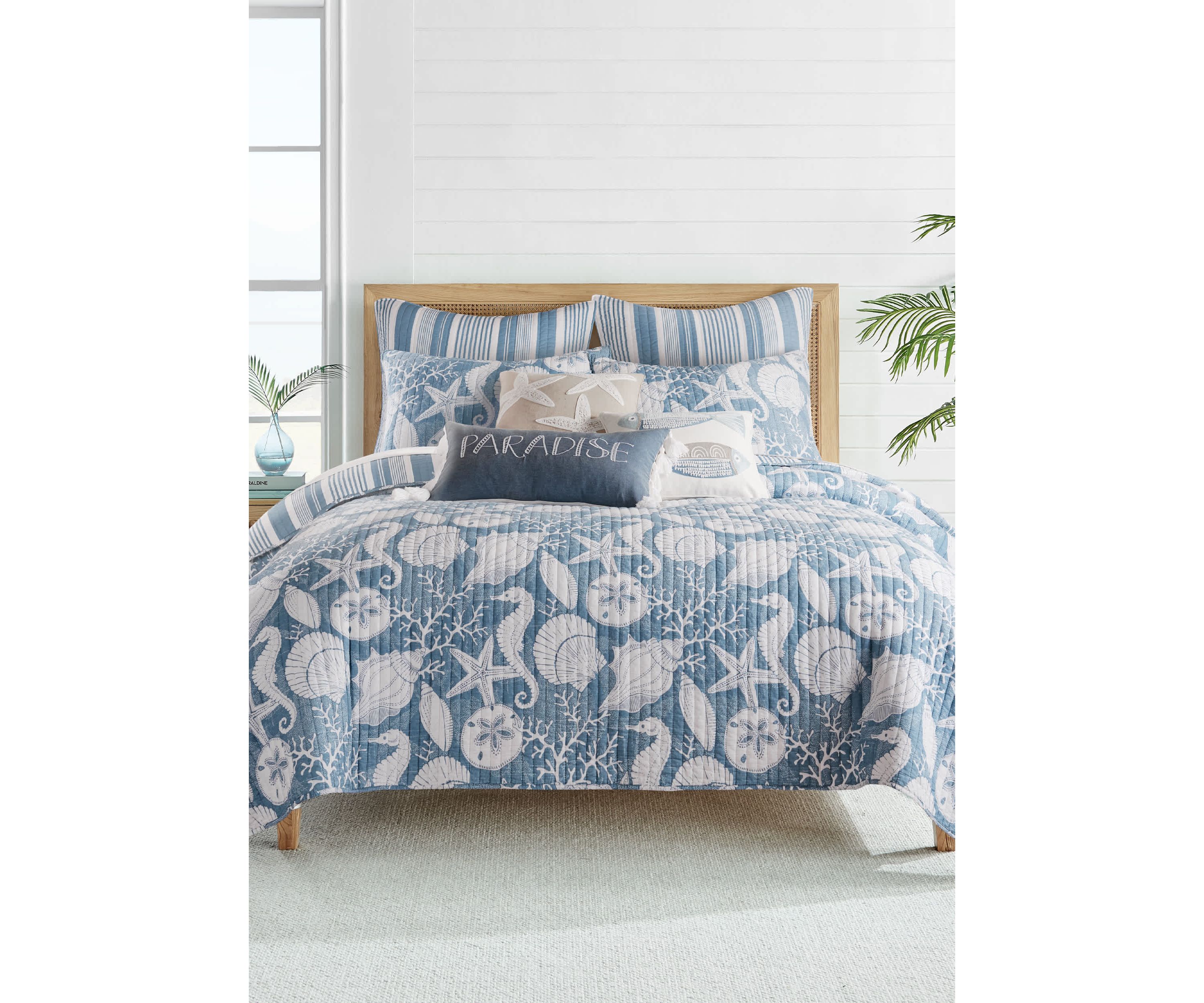 Stillwater Denim Euro Sham Set of 2