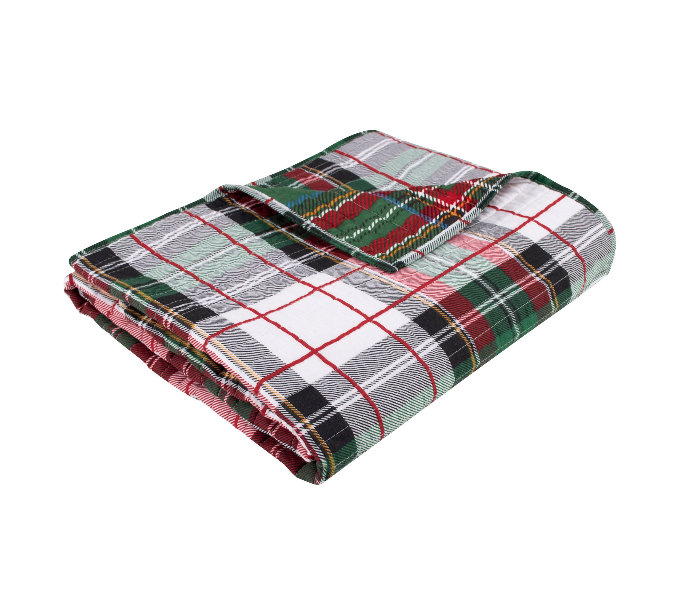 Spencer Plaid Quilted Throw