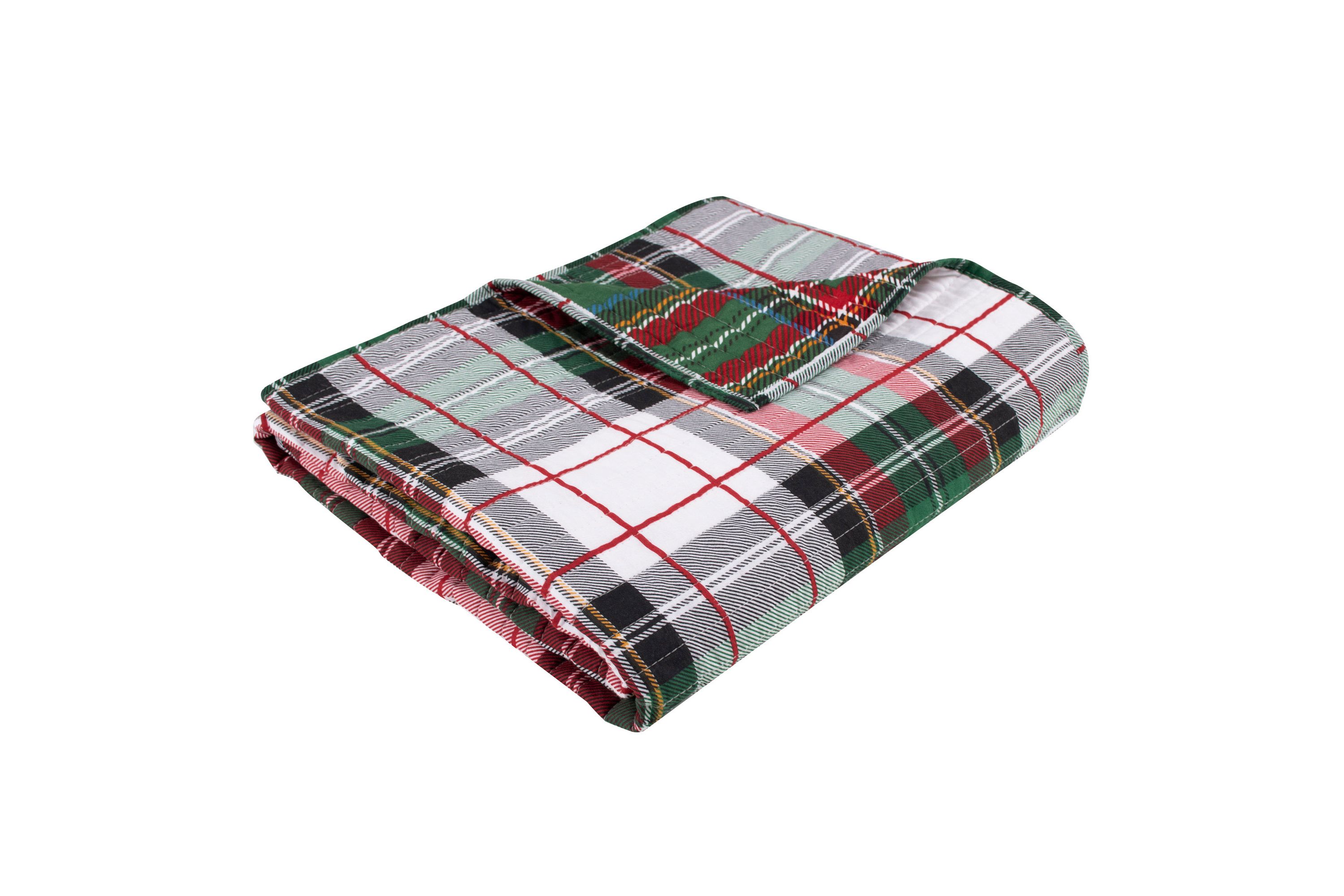 Spencer Plaid Quilted Throw