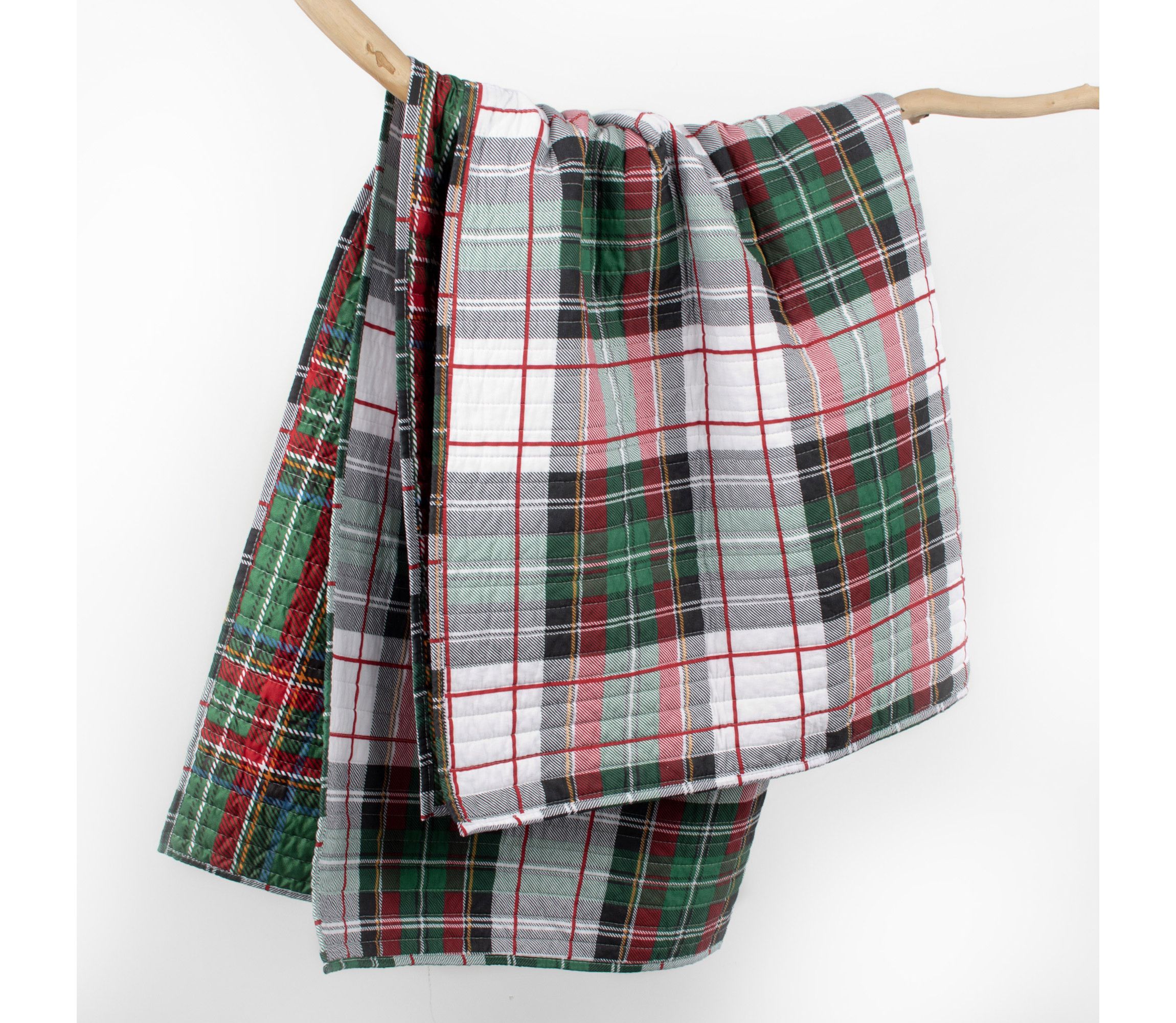 Spencer Plaid Quilted Throw