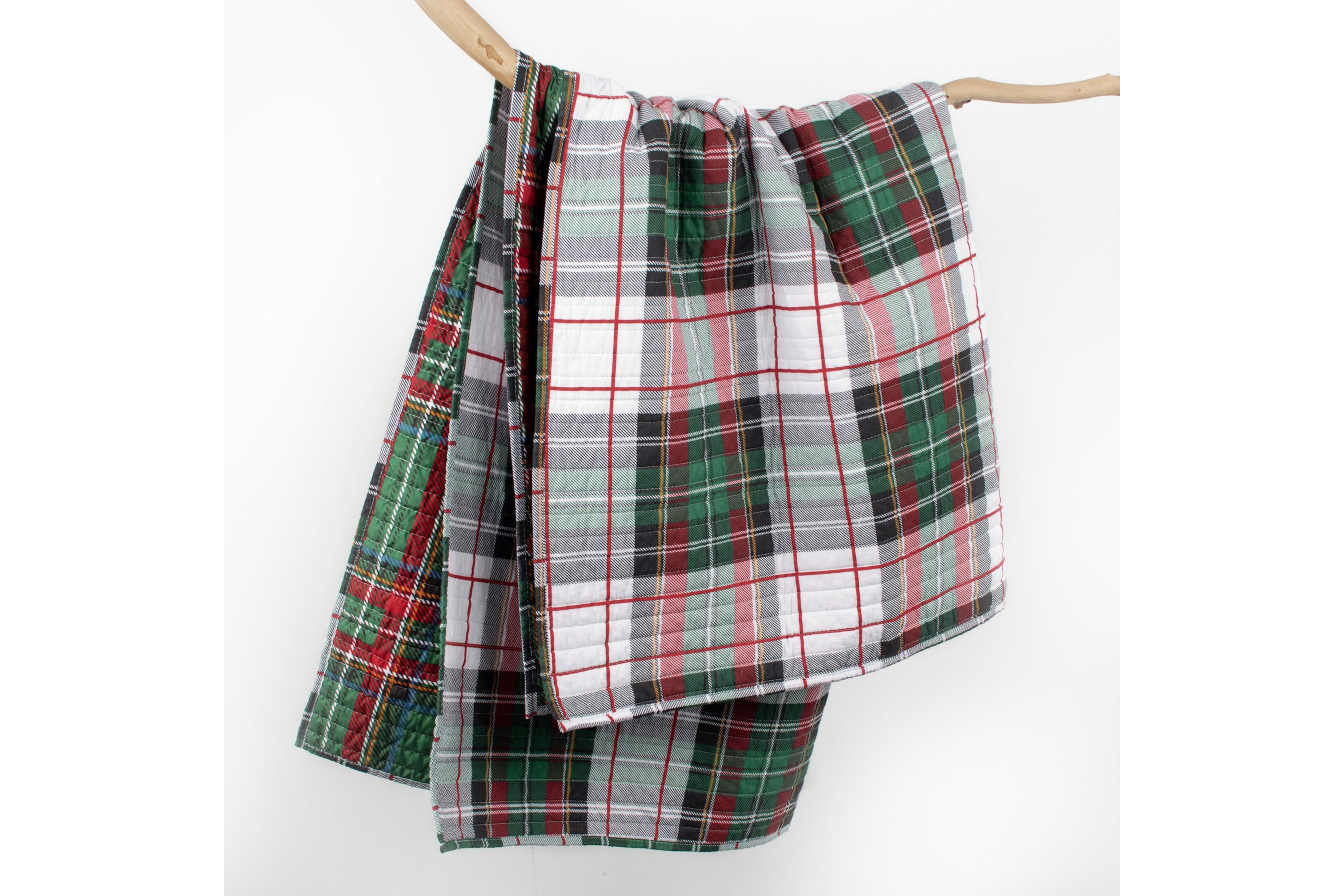 Spencer Plaid Quilted Throw
