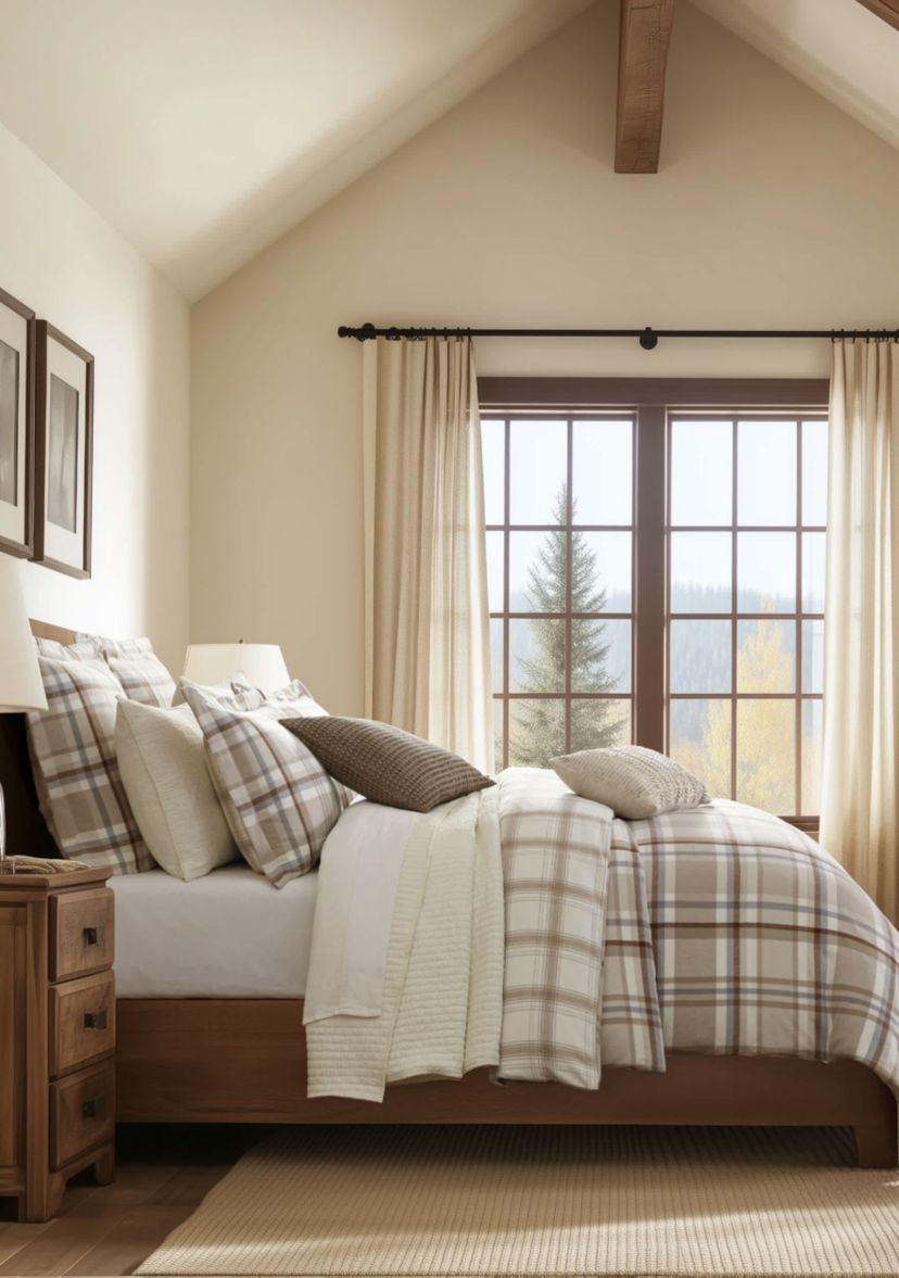 Spencer Plaid Pleated Pillow 12x22