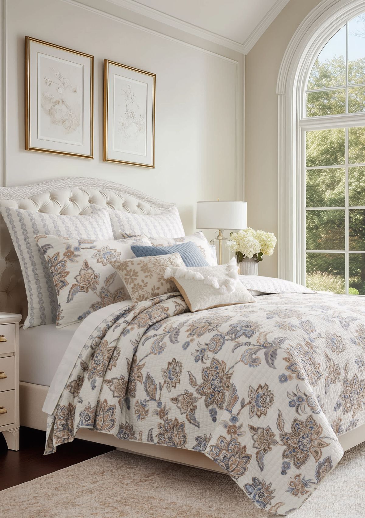 Selesta Blue Euro Sham Set of 2