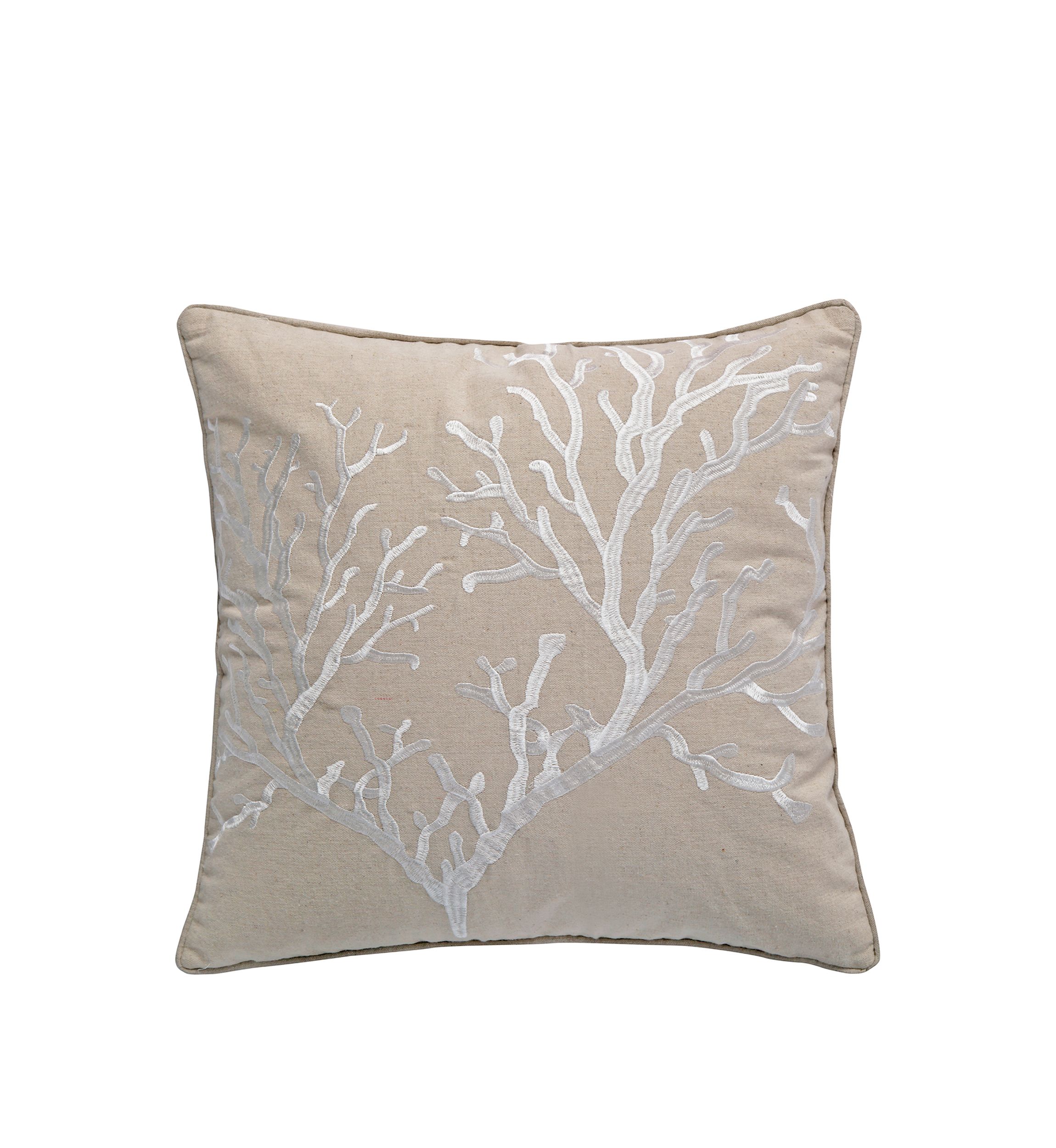 Bahamas Coral Taupe Pillow