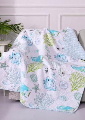 Biscayne Quilted Throw