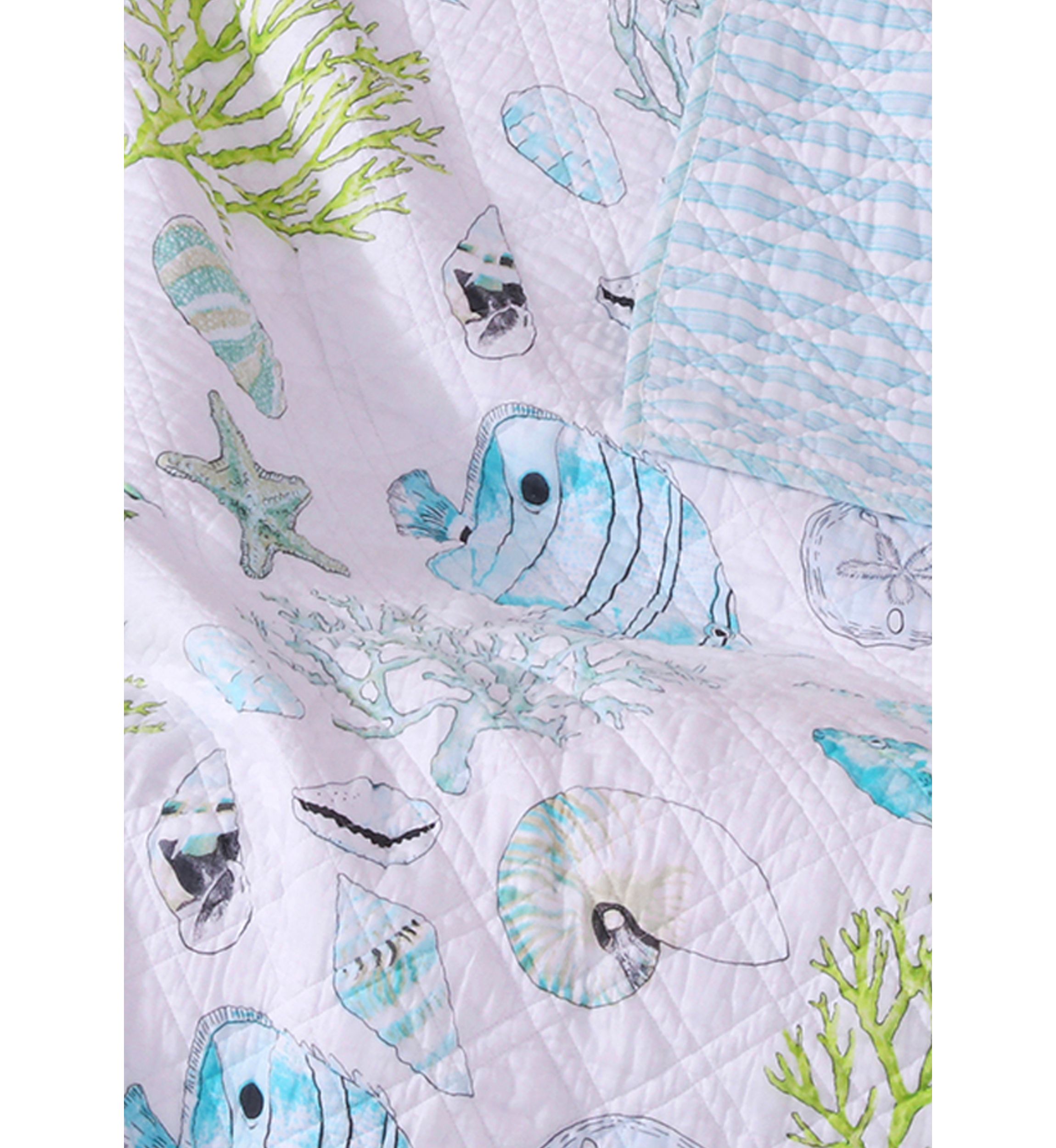 Biscayne Quilted Throw