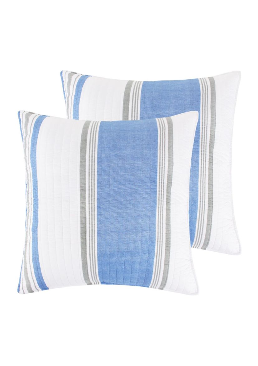 St. Bart Stripe Euro Sham Set of 2