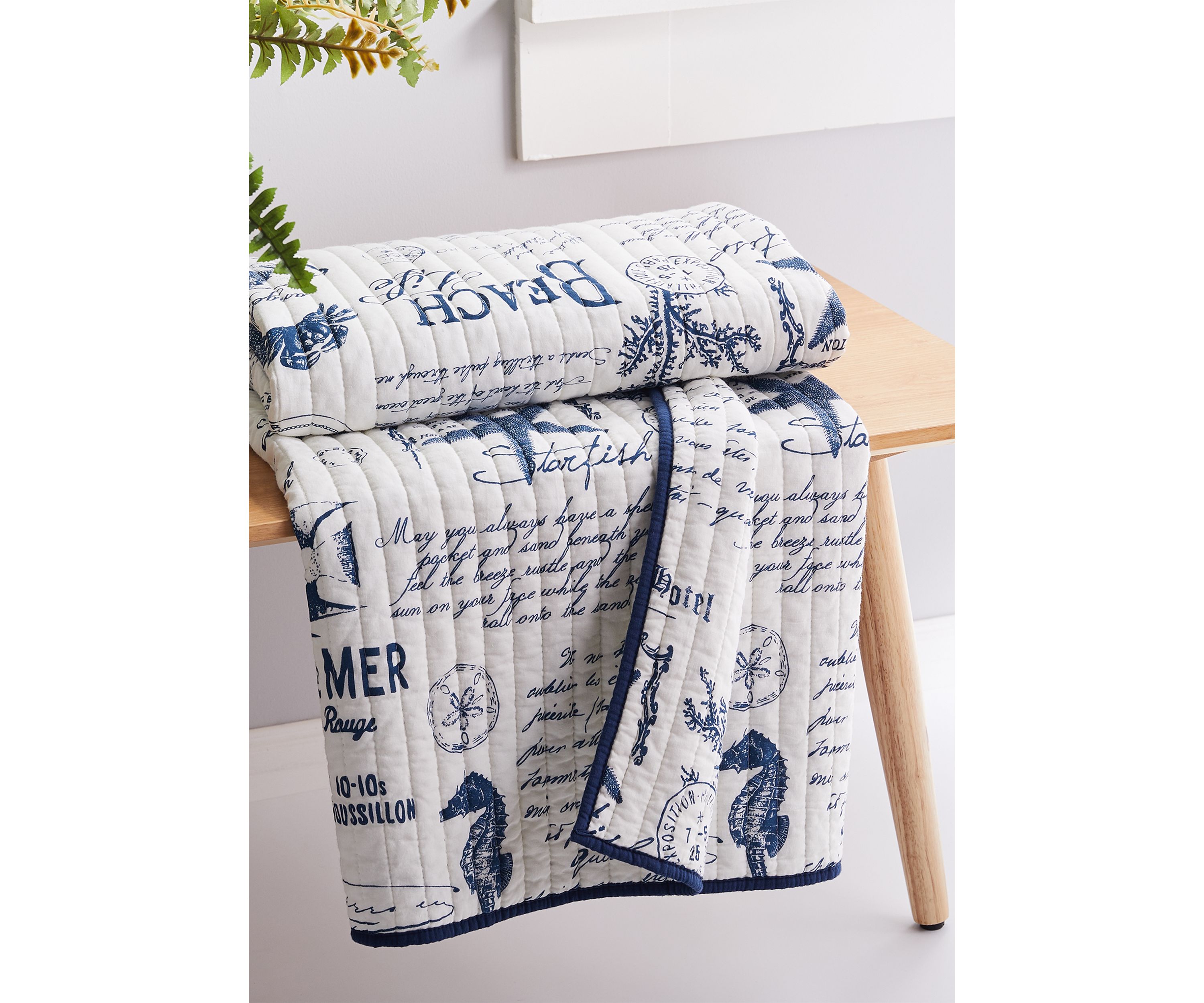  Beach Life Quilted Throw