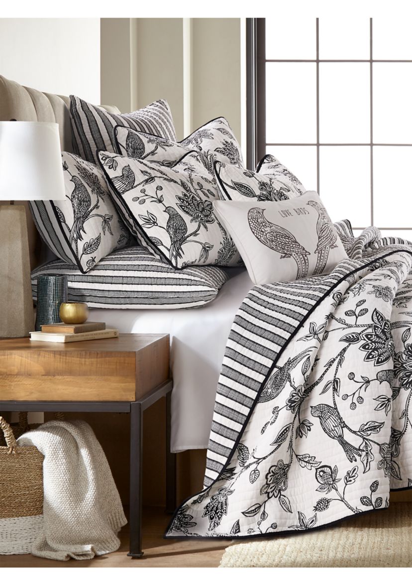 Tanzie Black Euro Sham Set of 2