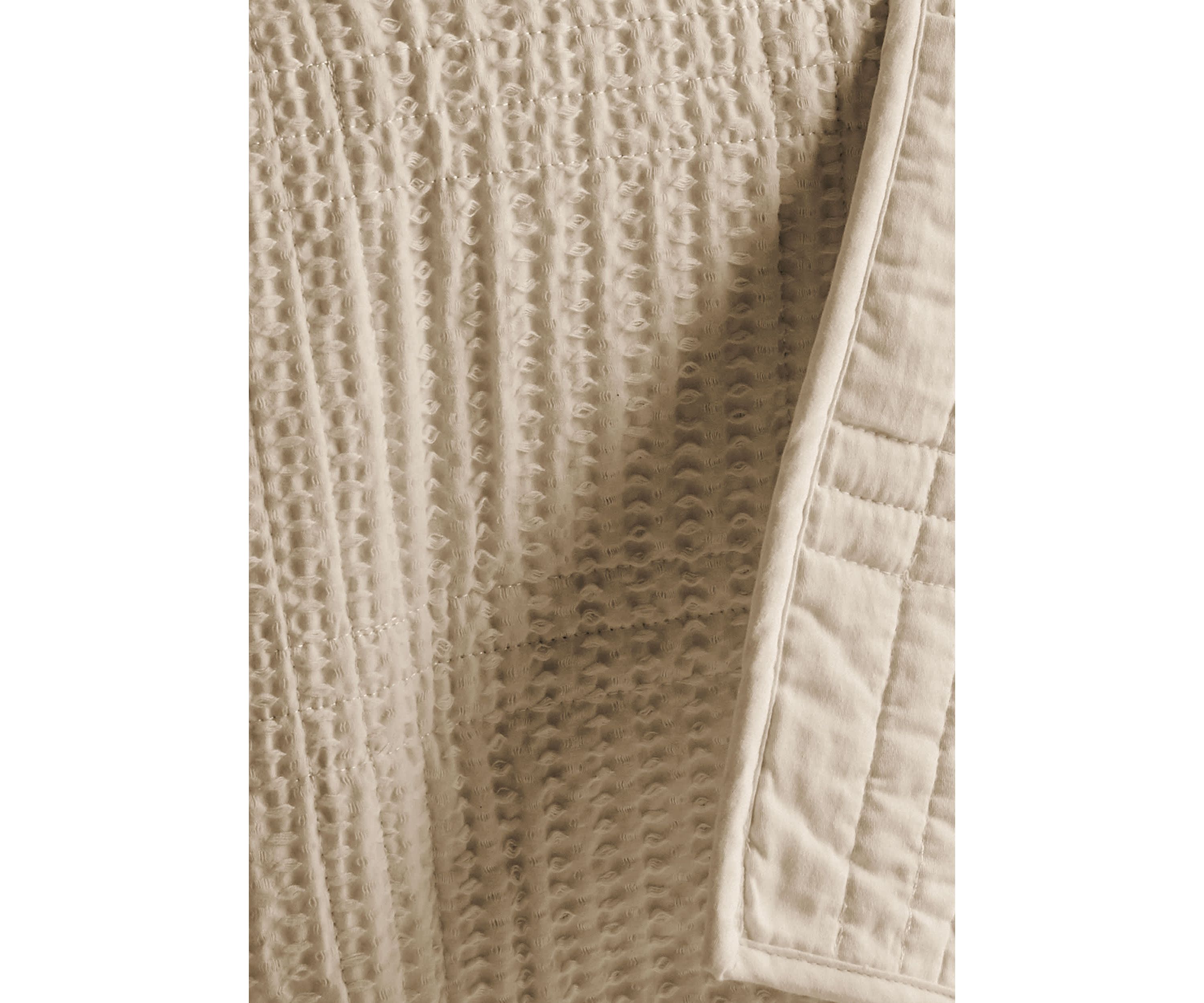Cloud Waffle Quilted Throw Blanket