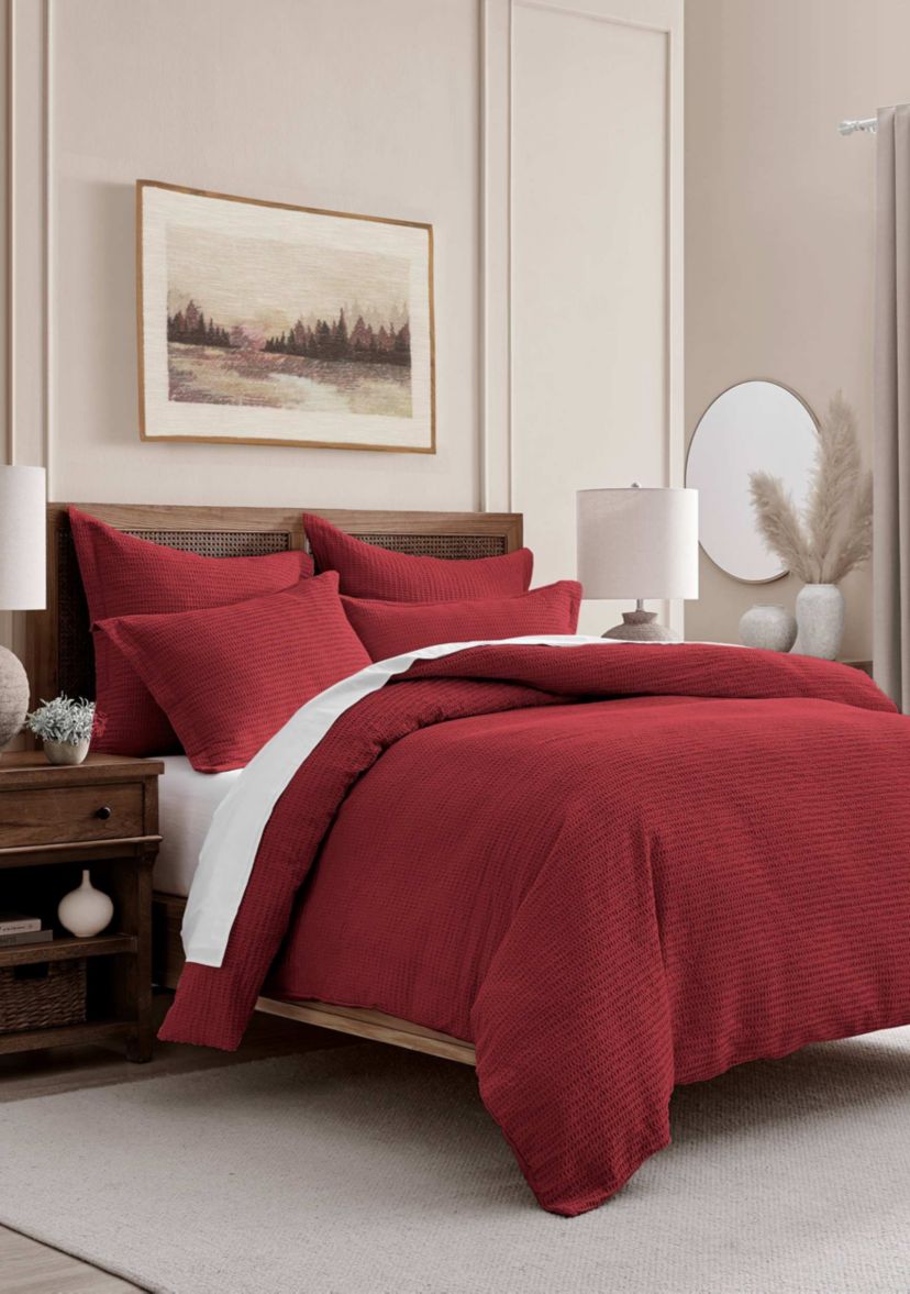 Cloud Waffle Duvet Set