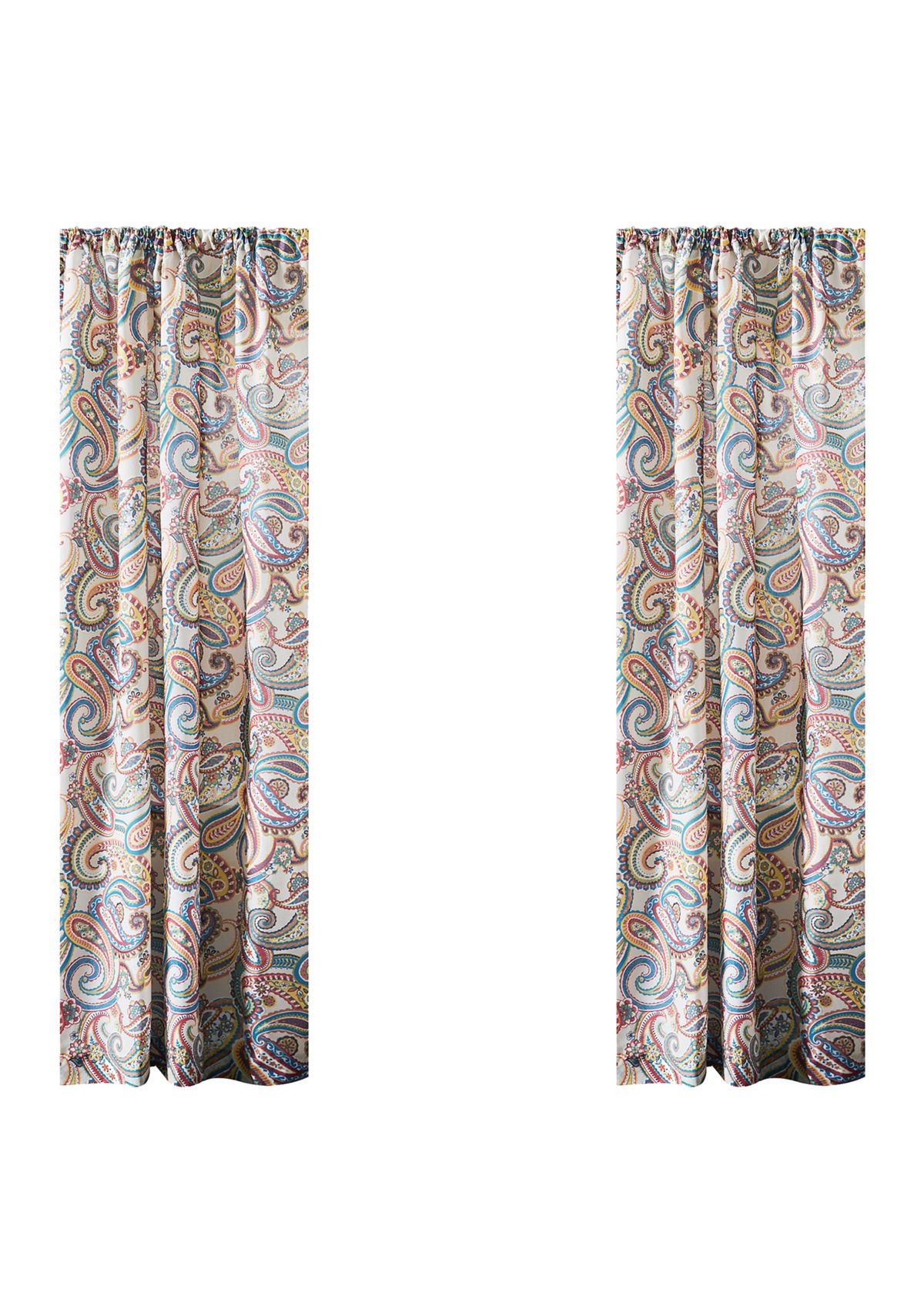  Alyssa Paisley Drape Panel - Set of 2