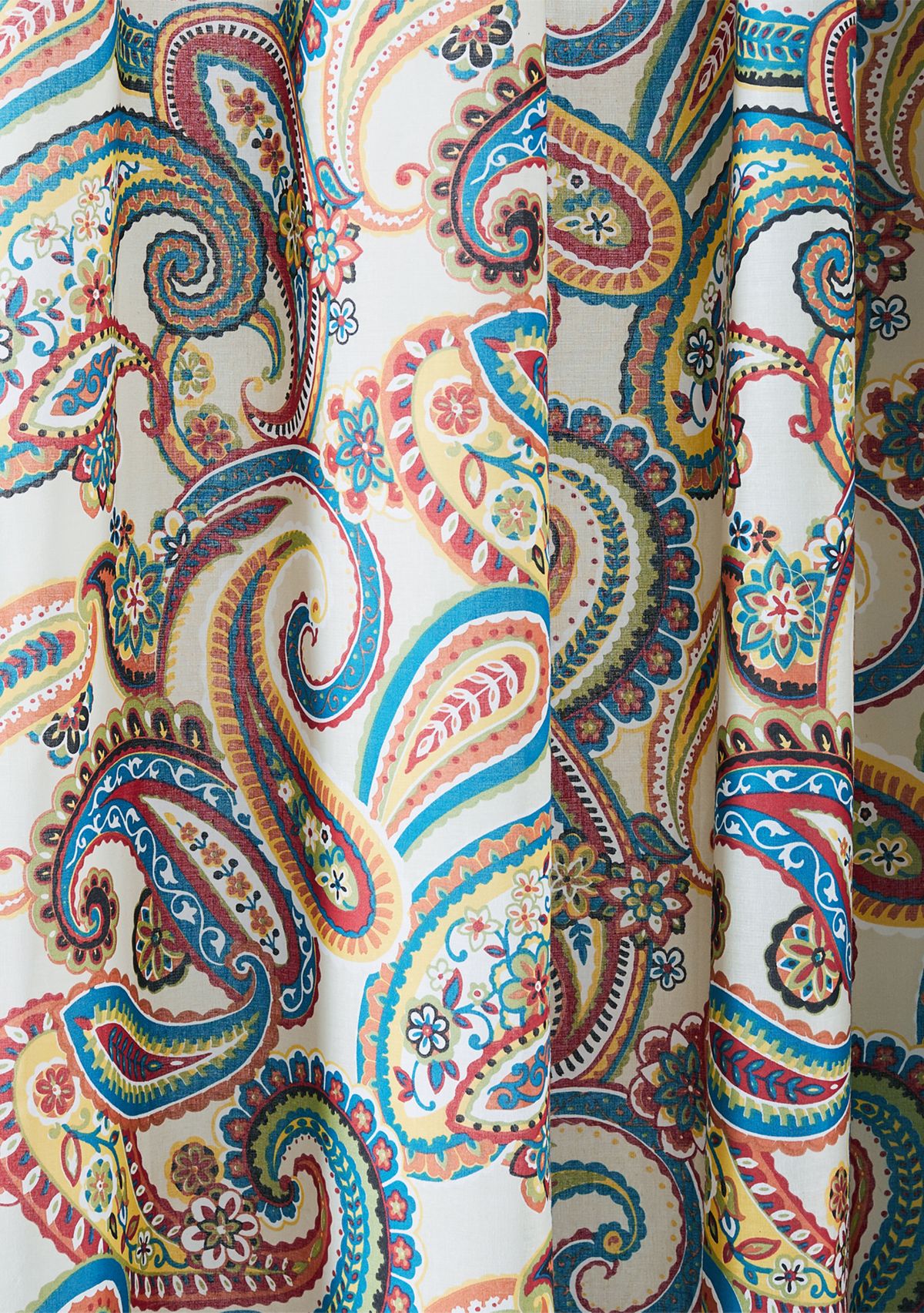  Alyssa Paisley Drape Panel - Set of 2