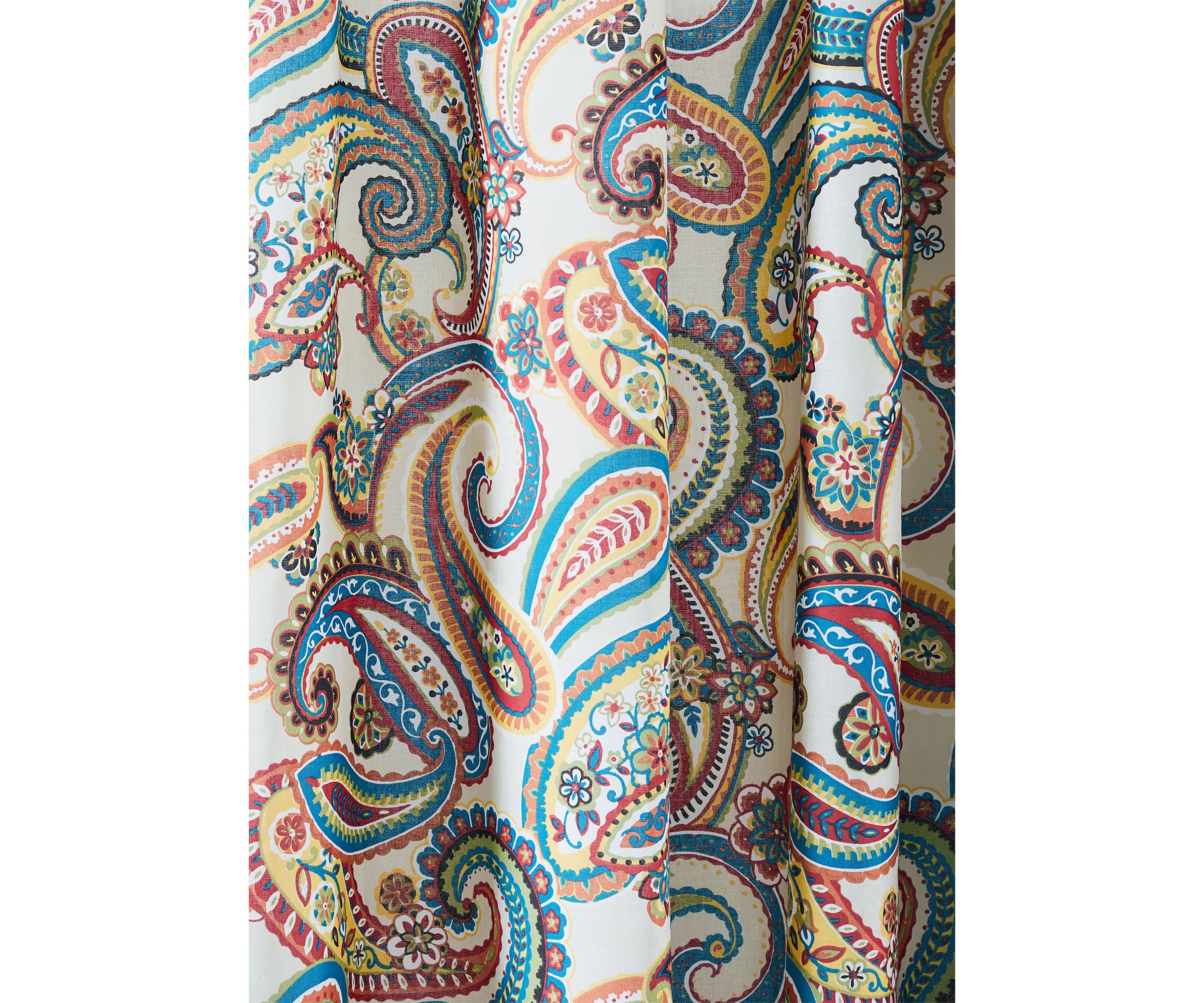  Alyssa Paisley Drape Panel - Set of 2