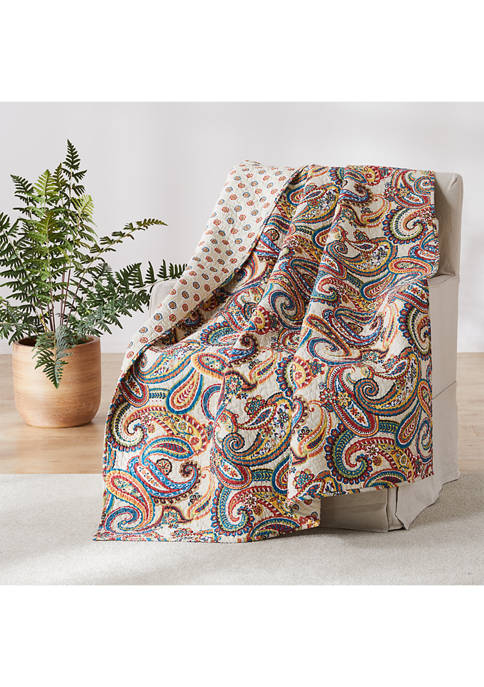 Levtex Home Alyssa Paisley Quilted Throw
