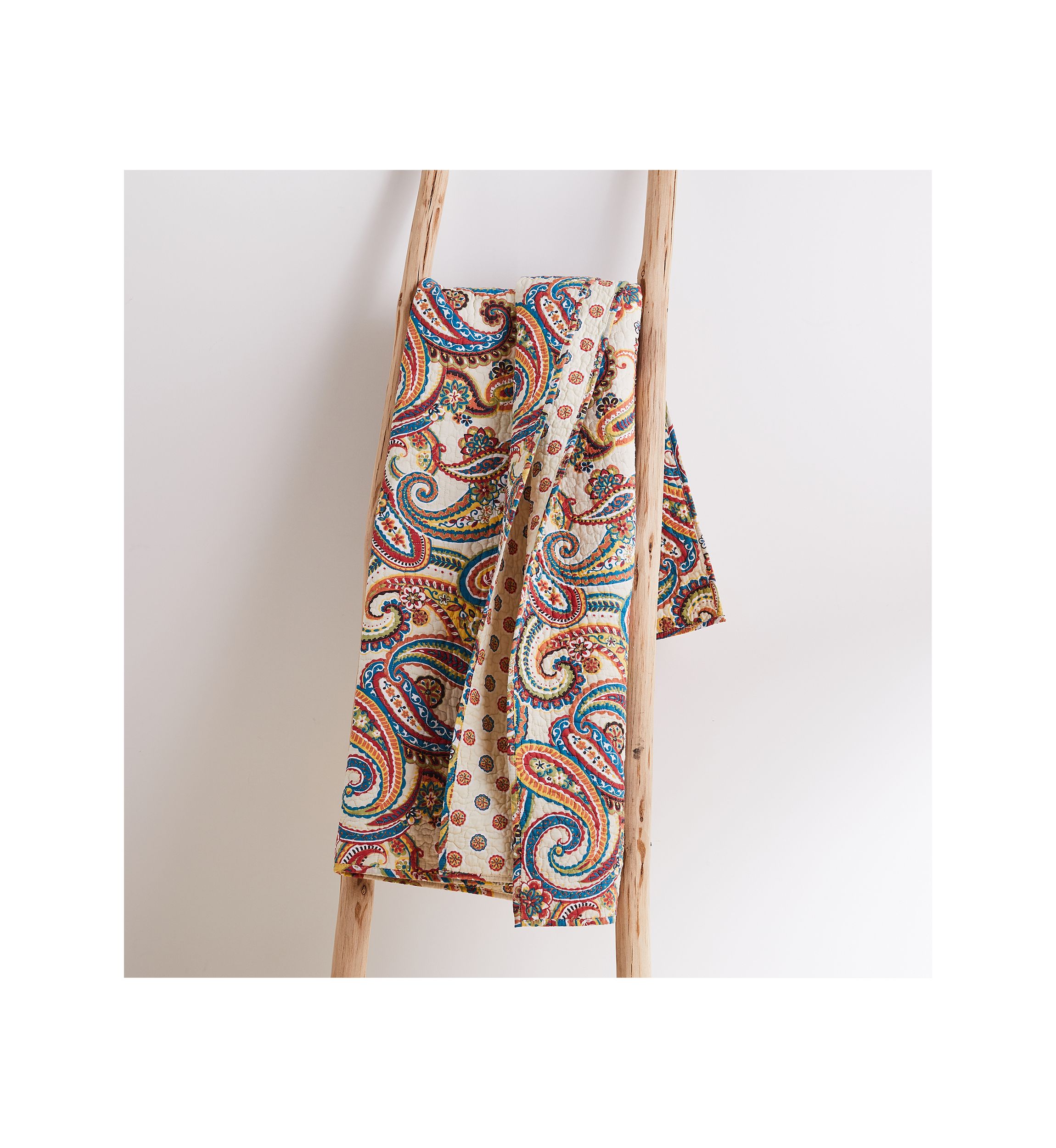 Alyssa Paisley Quilted Throw