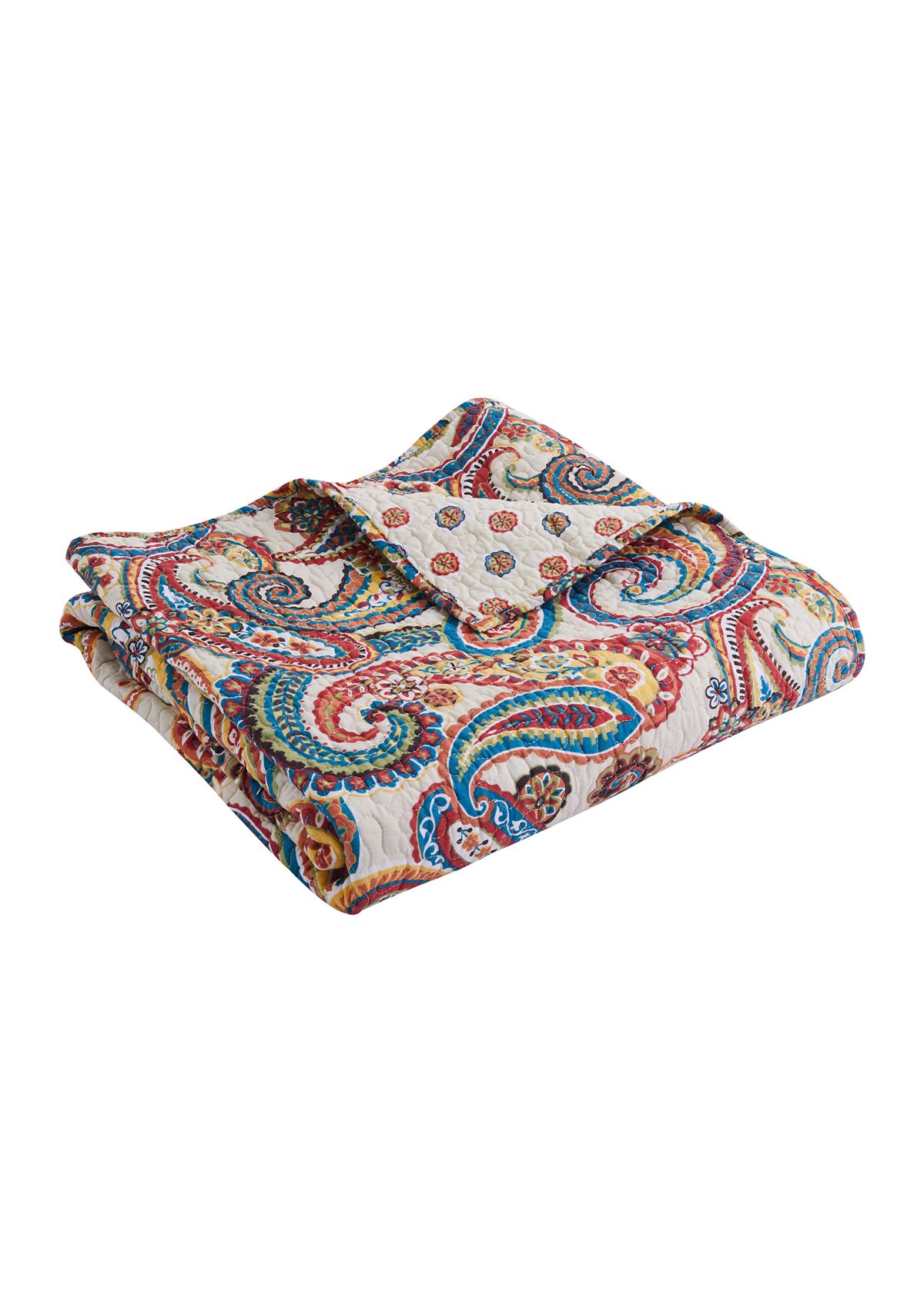 Alyssa Paisley Quilted Throw