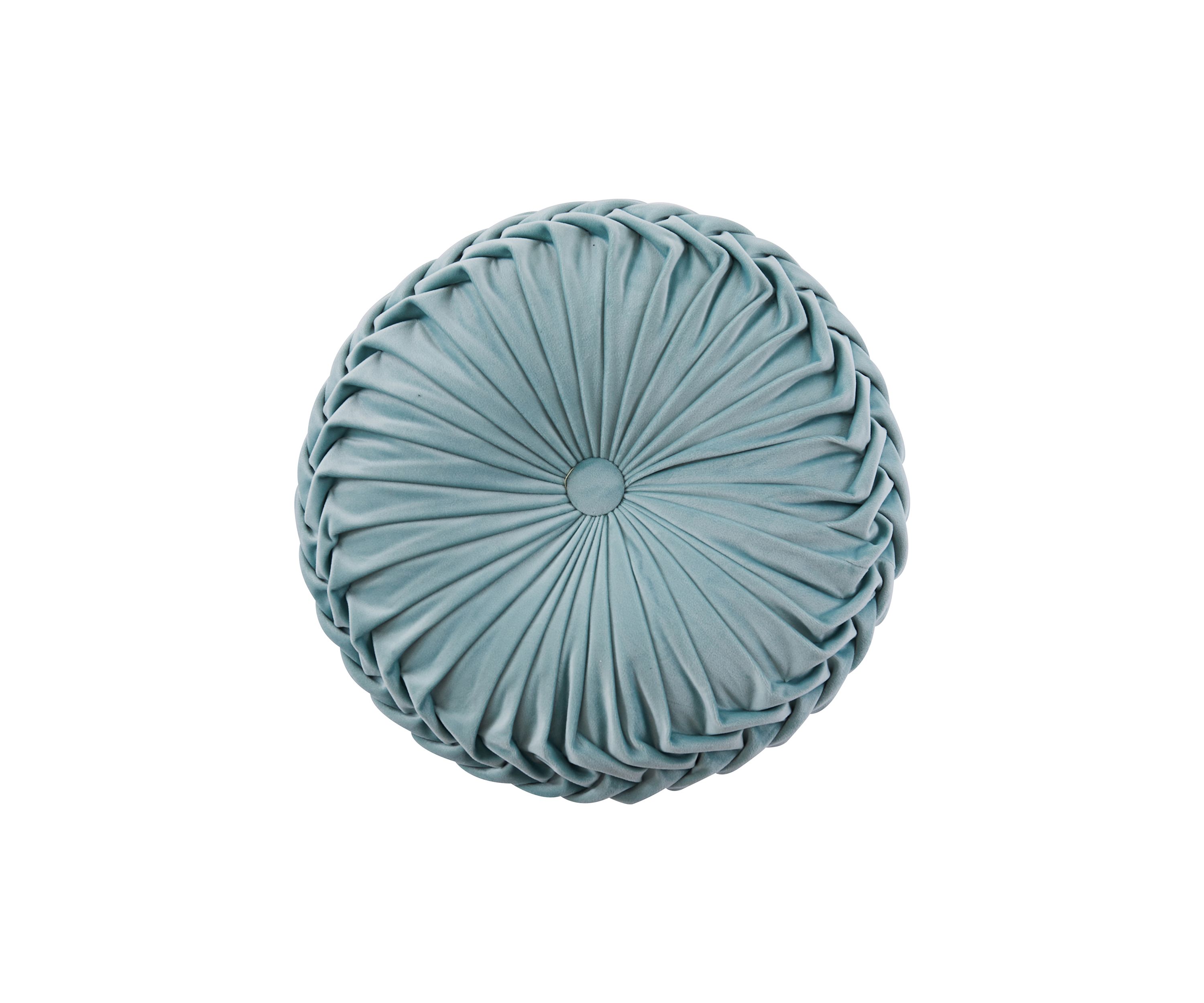 Briar Teal Round Pillow