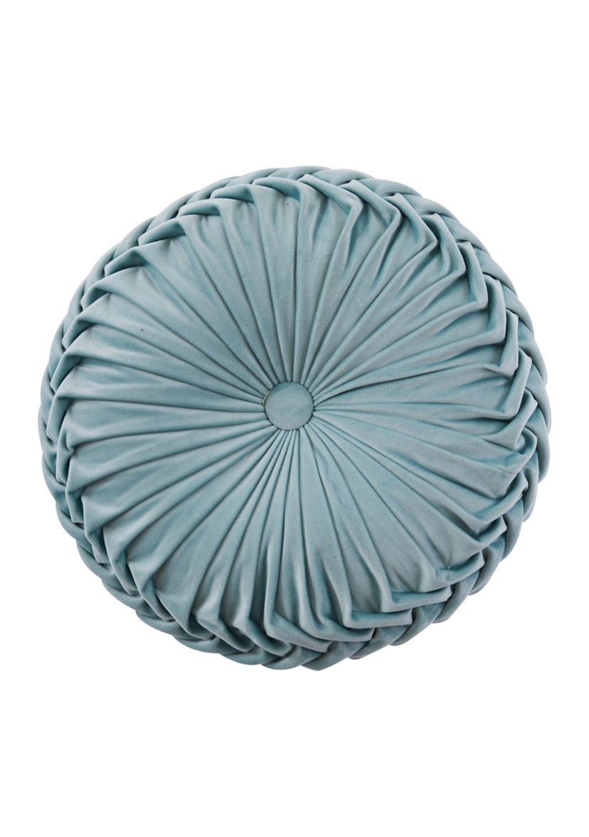 Briar Teal Round Pillow